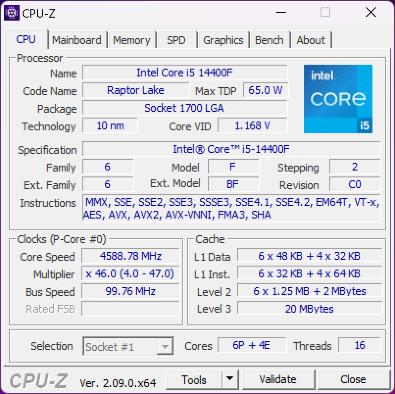 Intel Core i5-14400F_07 © Nerces