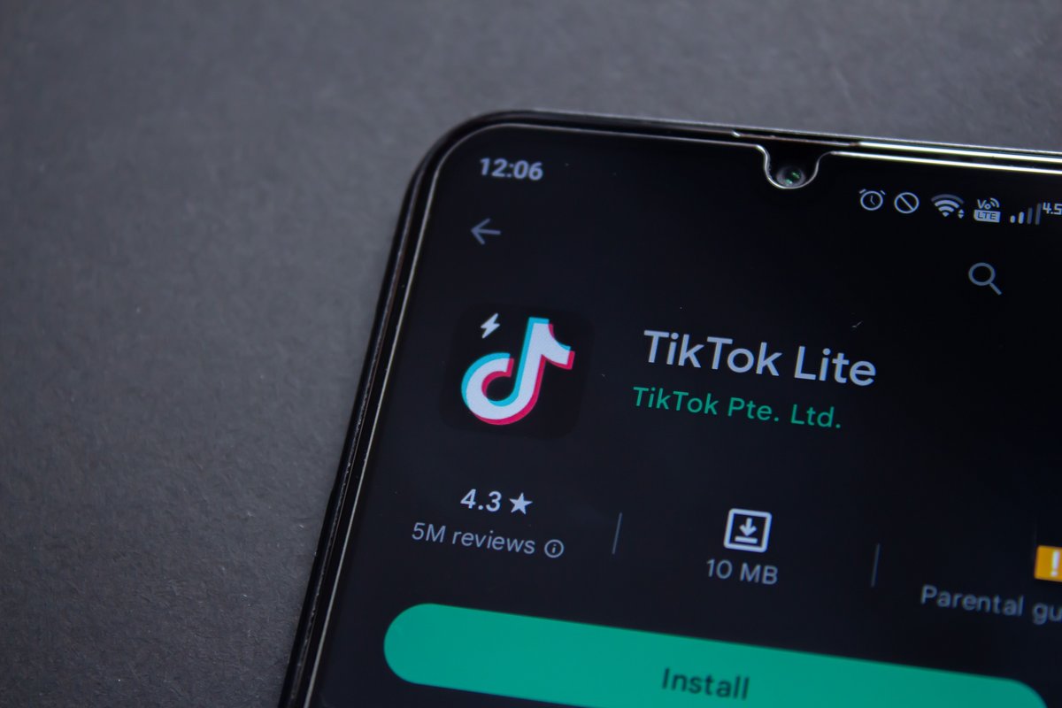 TikTok Lite perd sa fonctionnalité phare © Emre Akkoyun / Shutterstock