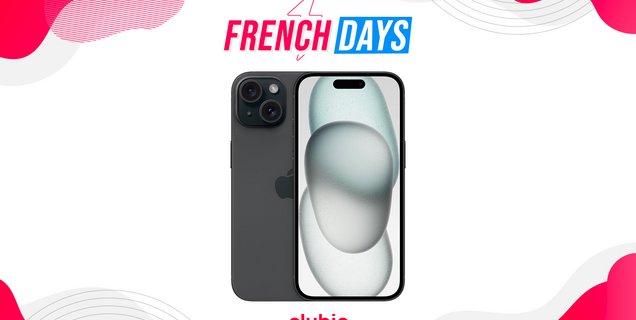 Pour la fin des French Days, l'iPhone 15 retombe à prix fou avec ce code promo