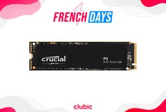Le SSD Crucial P3 (1To) tombe à son prix le plus bas pour le dernier jour des French Days