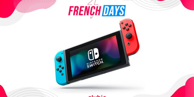 French Days : la Nintendo Switch et le jeu Miitopia passe à 259 €