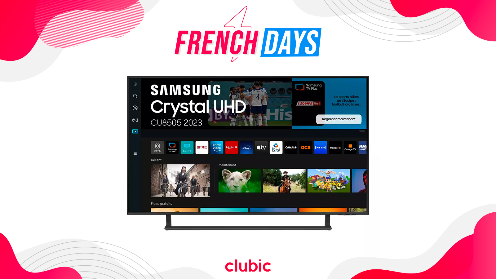 French Days et JO 2024 : cette TV 4K Samsung de 50