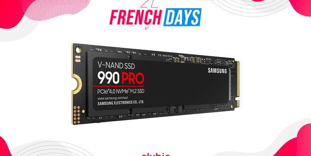 Ce SSD compatible PS5 avec 4 To par Samsung est à -29% pendant les French Days !