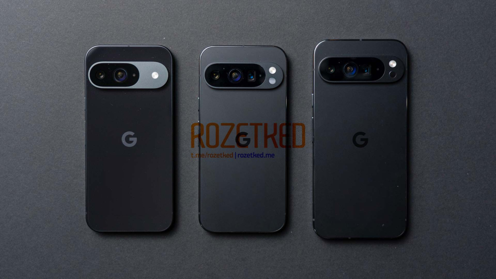 Les Pixel 9, Pixel 9 Pro et Pixel 9 XL © Rozetked