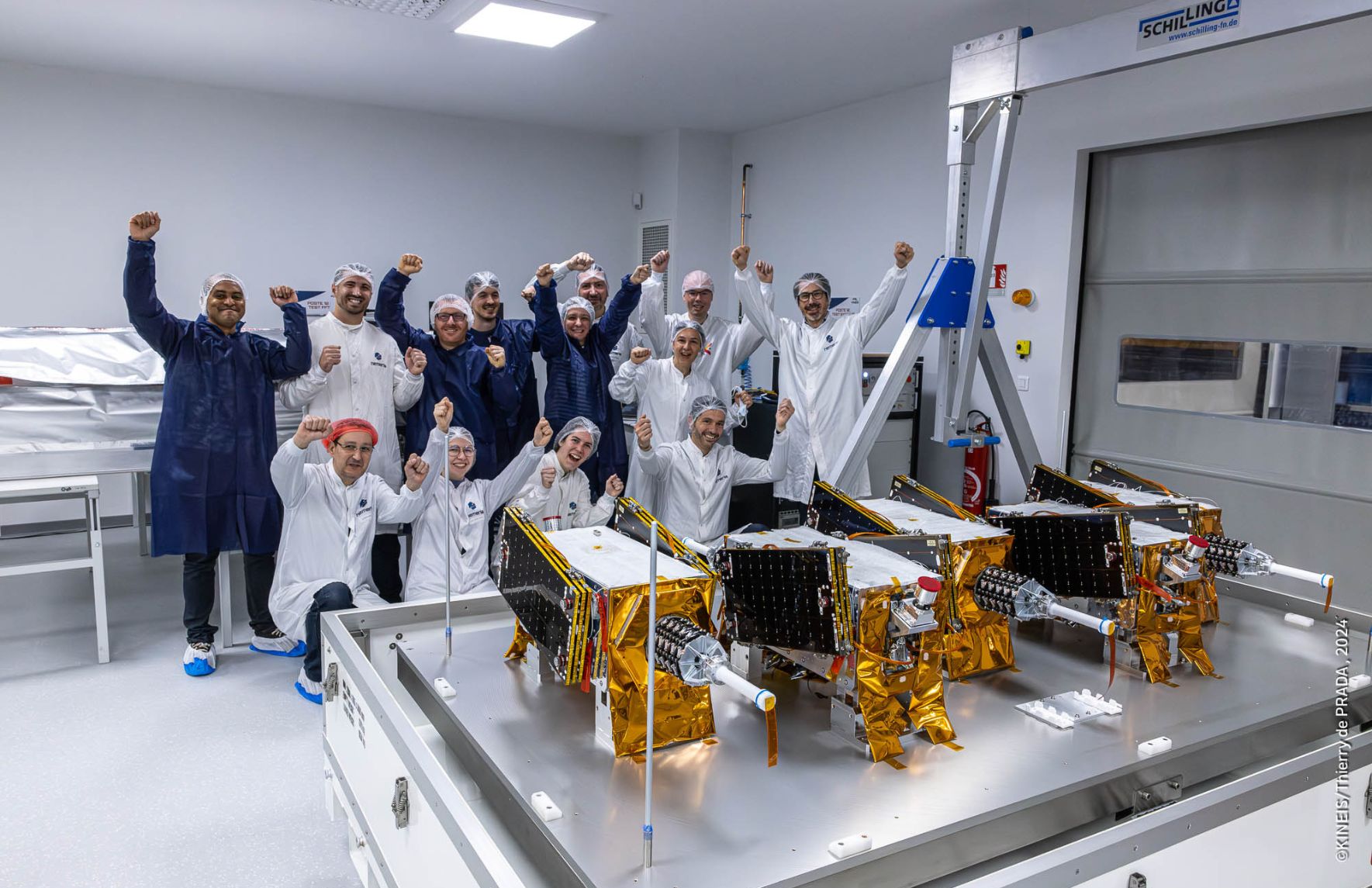 Kinéis déploie les 5 premiers satellites de sa constellation française pour l'Internet des objets