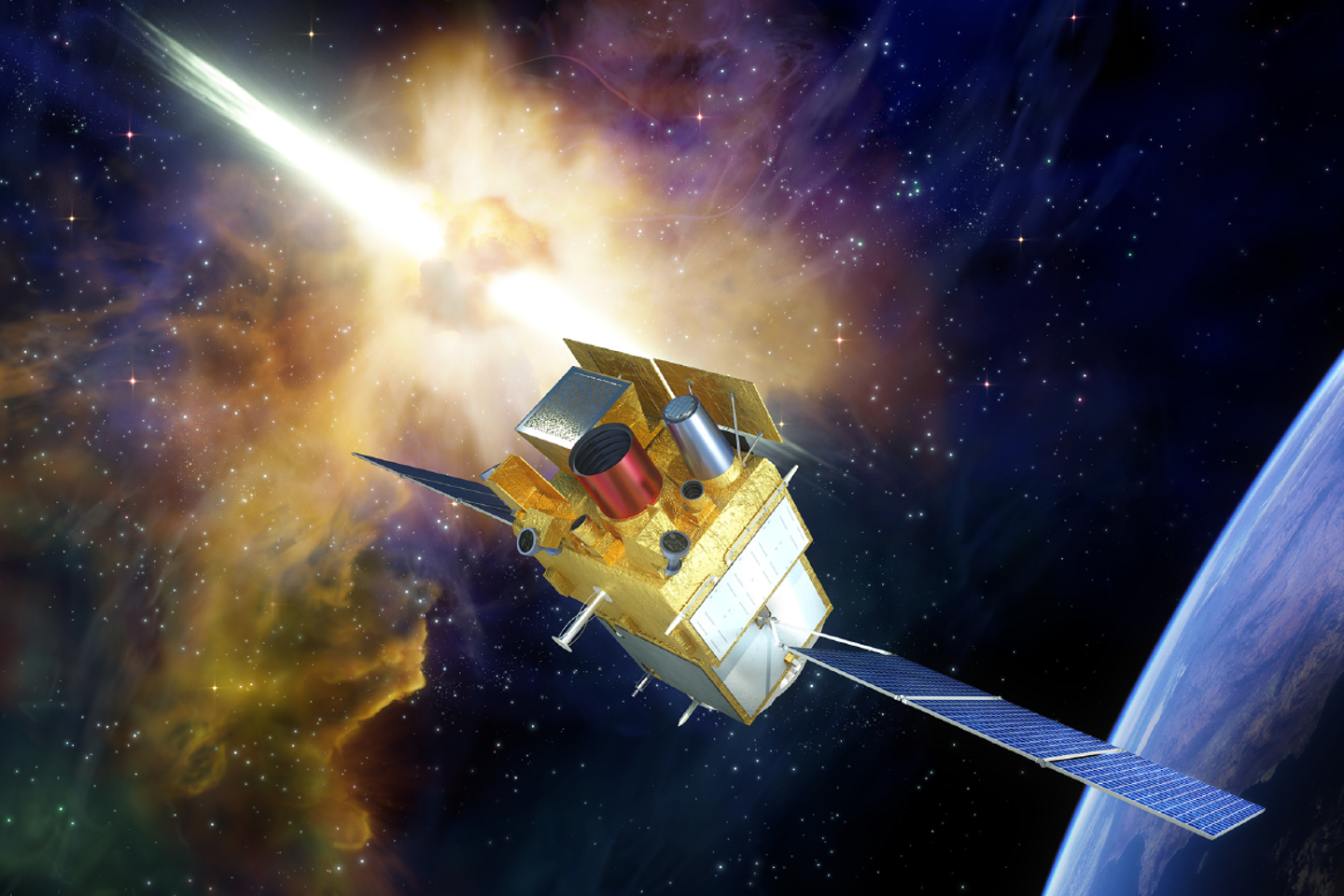 Le télescope SVOM arrive en orbite, pour détecter et étudier les plus grandes explosions de l'Univers