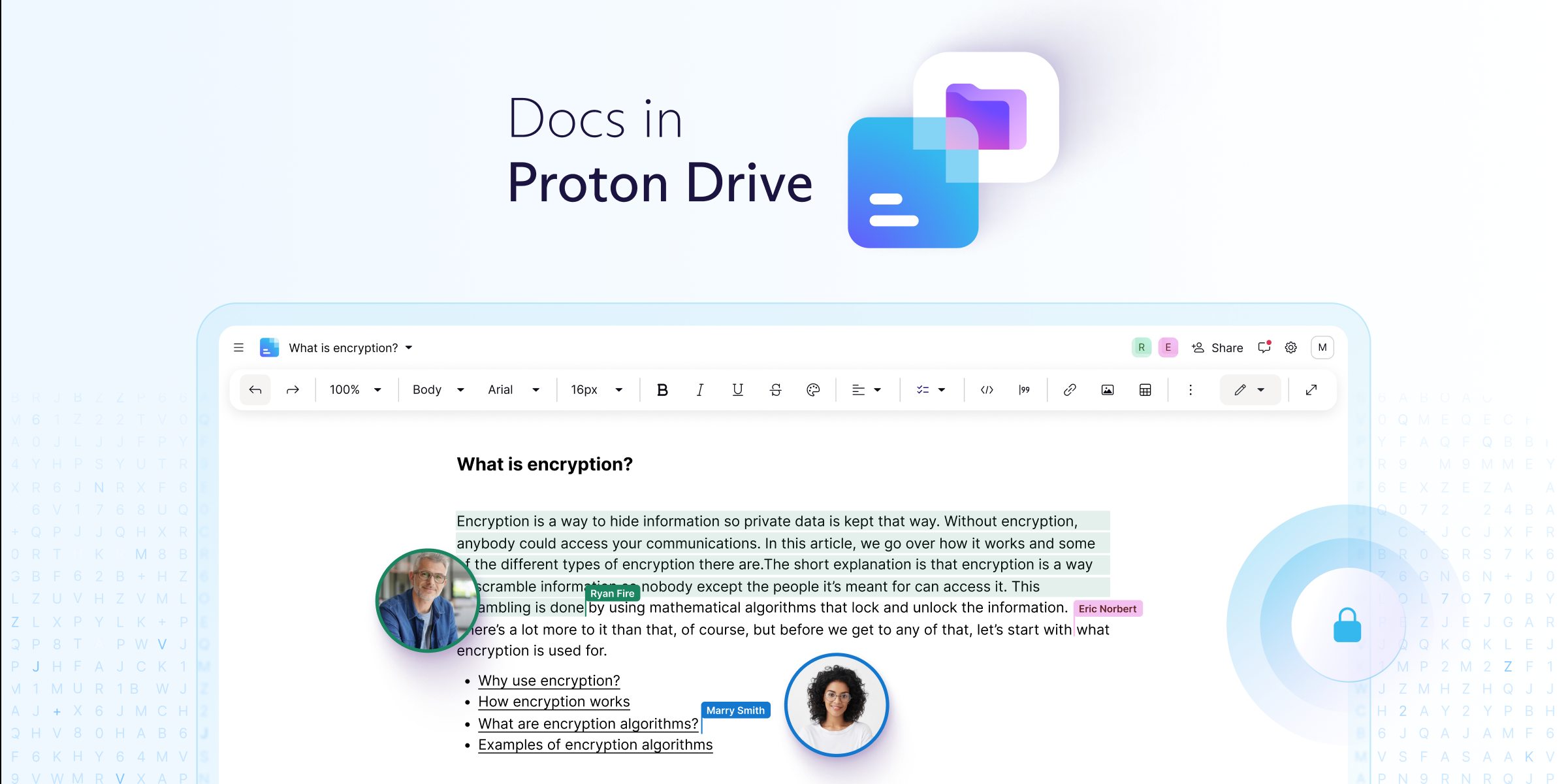 Proton lance (enfin !) son concurrent chiffré à Google Docs