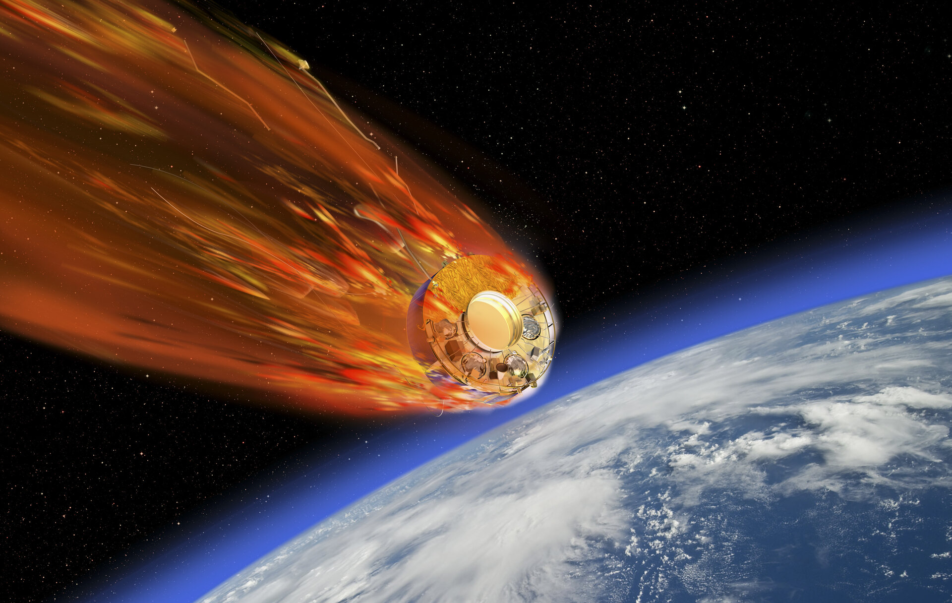 Plutôt que d'abandonner ses vieux satellites Cluster, l'ESA les observe brûler dans l'atmosphère