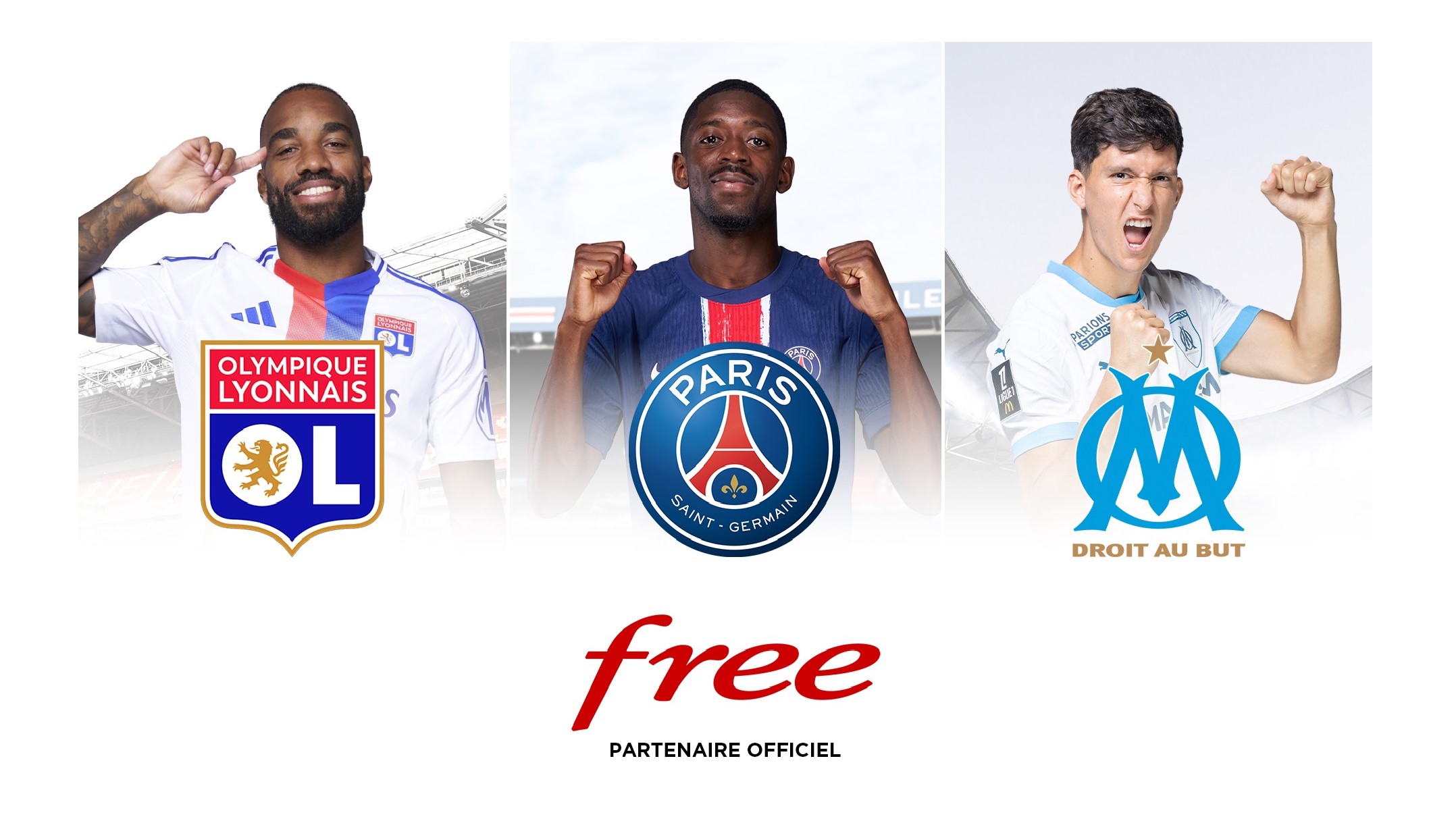 Free séduit l'OM, l'OL et le PSG : contenus exclusifs, partenariat, ce que l'opérateur nous réserve gratuitement