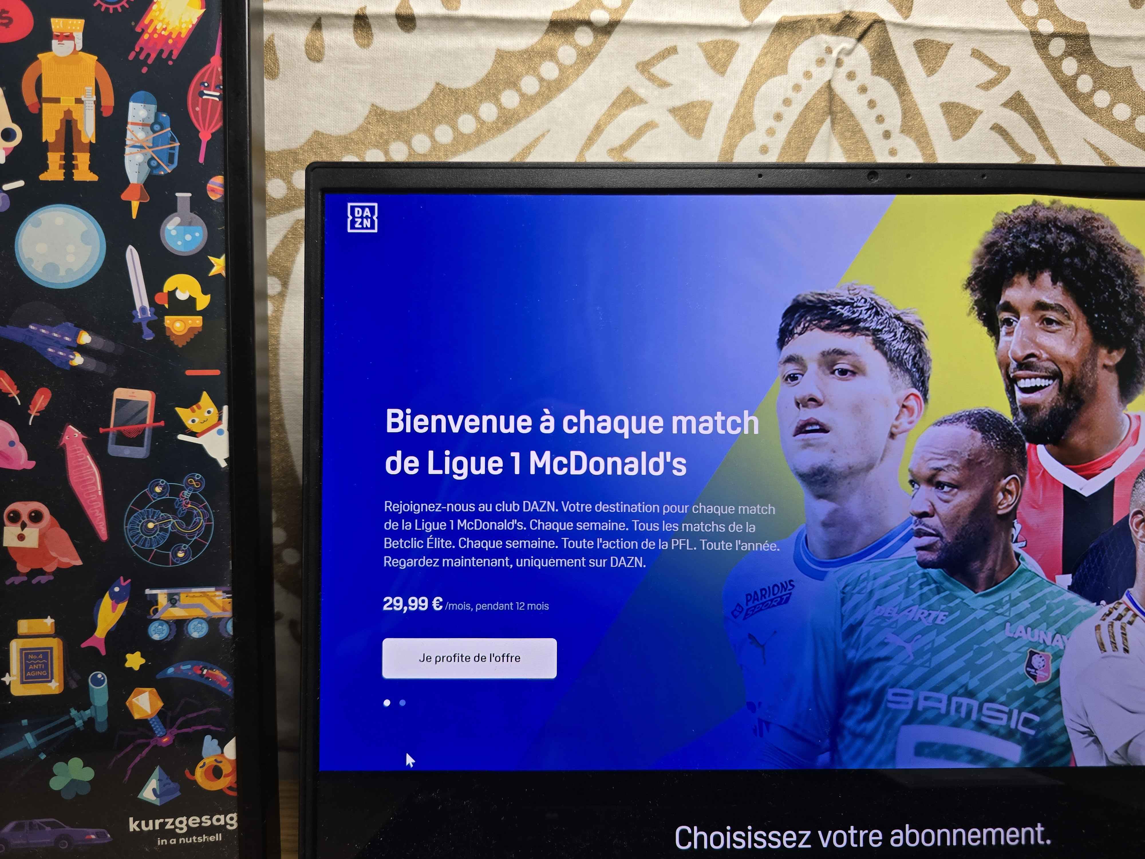 DAZN casse un peu plus les prix de la L1 avec une offre à mois de 10¬/mois, mais il y a une contrepartie