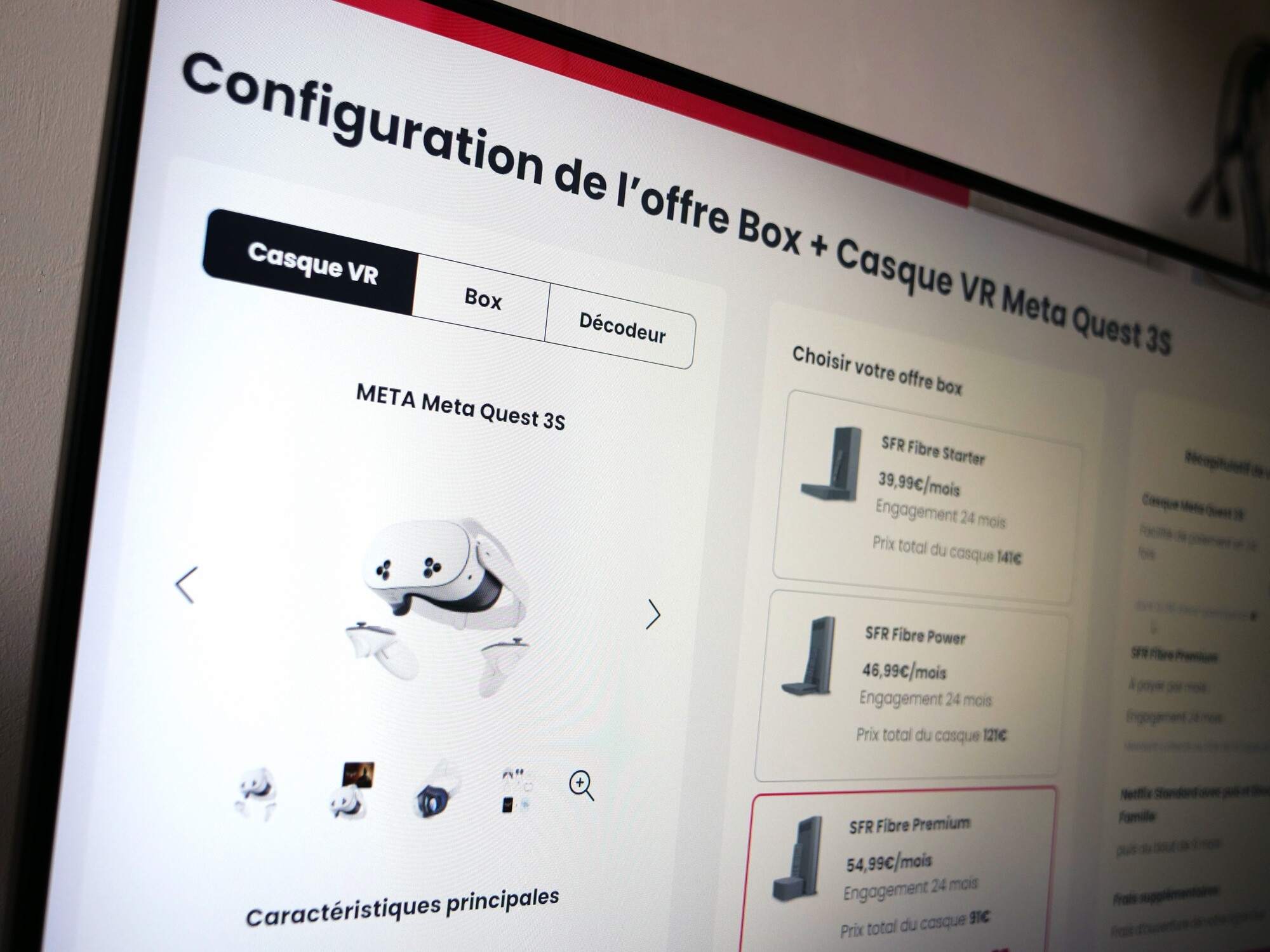 SFR lance une offre box internet avec casque Meta Quest 3S : on décortique les prix pour vous