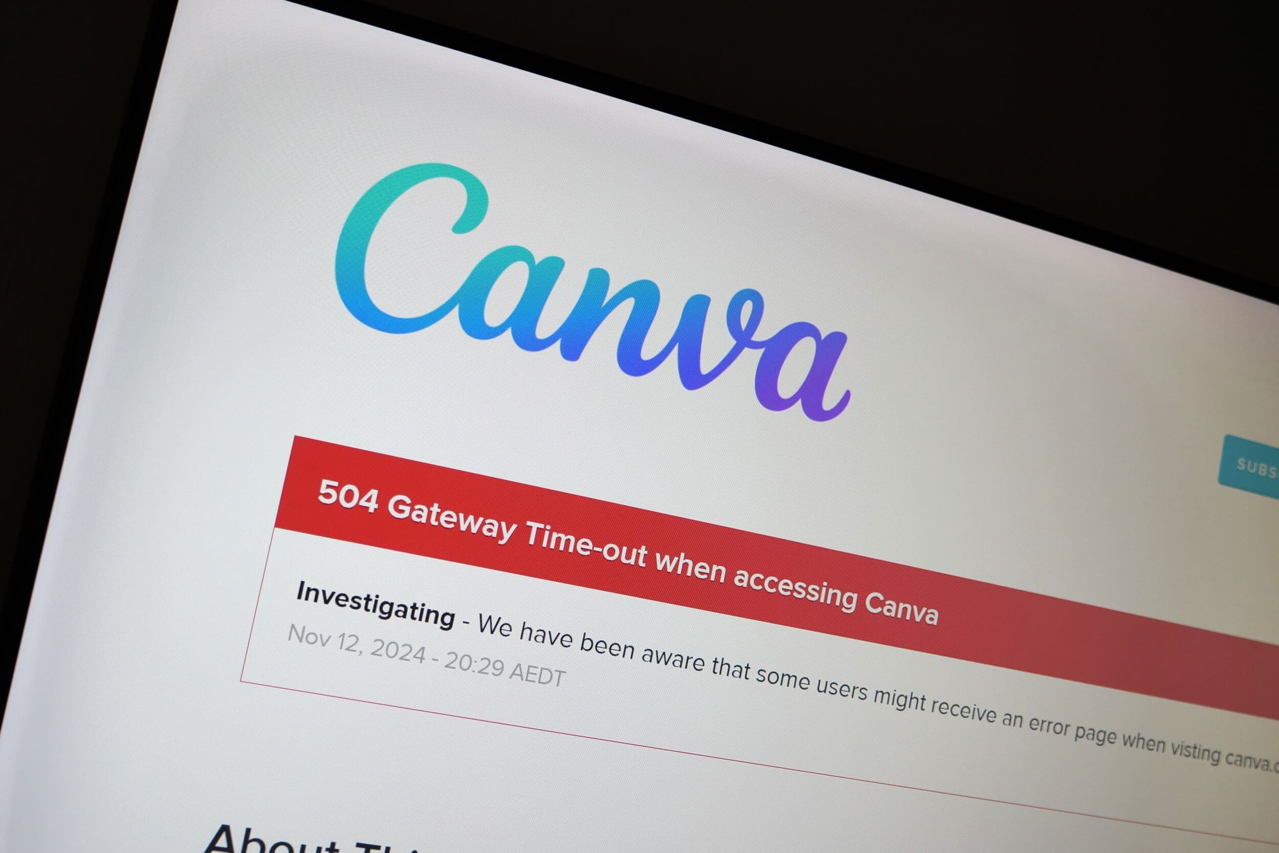 Le site web Canva ne fonctionne plus du tout ce mardi, à quoi est-ce dû ?