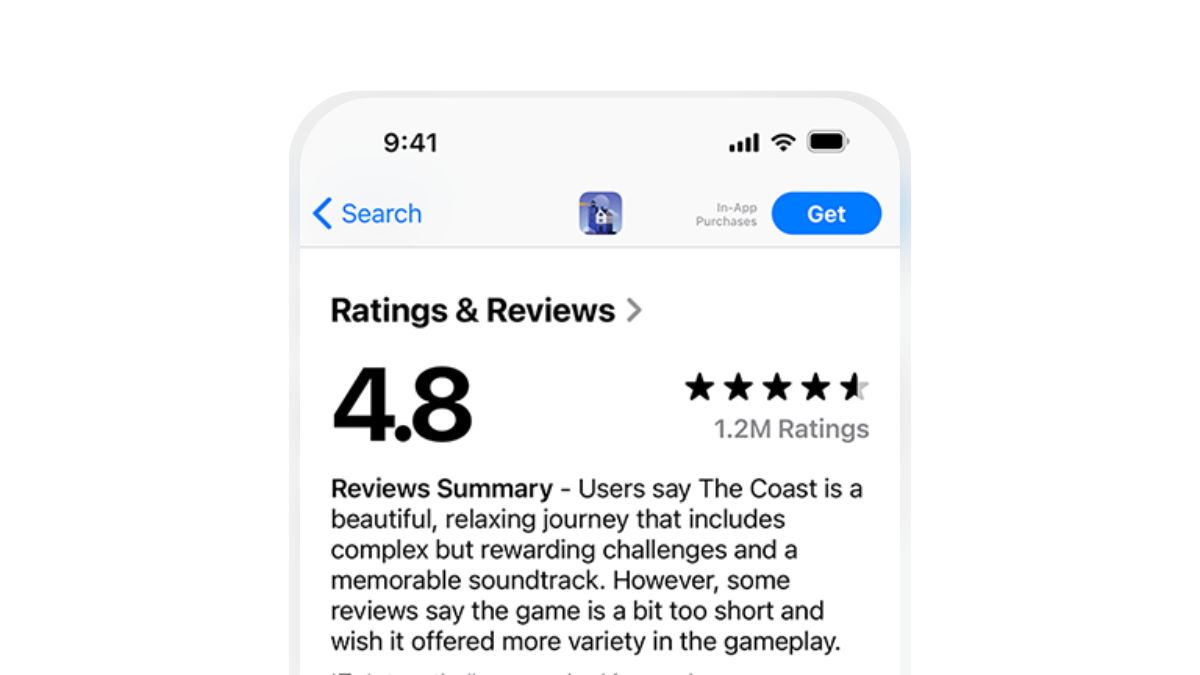 iOS 18.4 : Apple va introduire des résumés d'avis générés par IA sur l'App Store