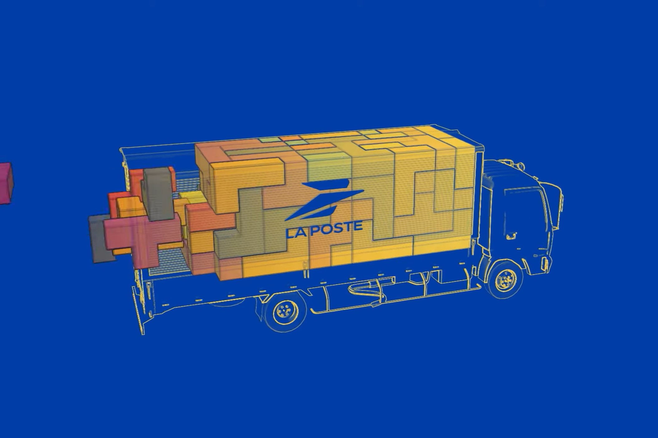 La Poste se met en mode Tetris pour mieux empiler les colis et moins polluer, et c'est pour de vrai !