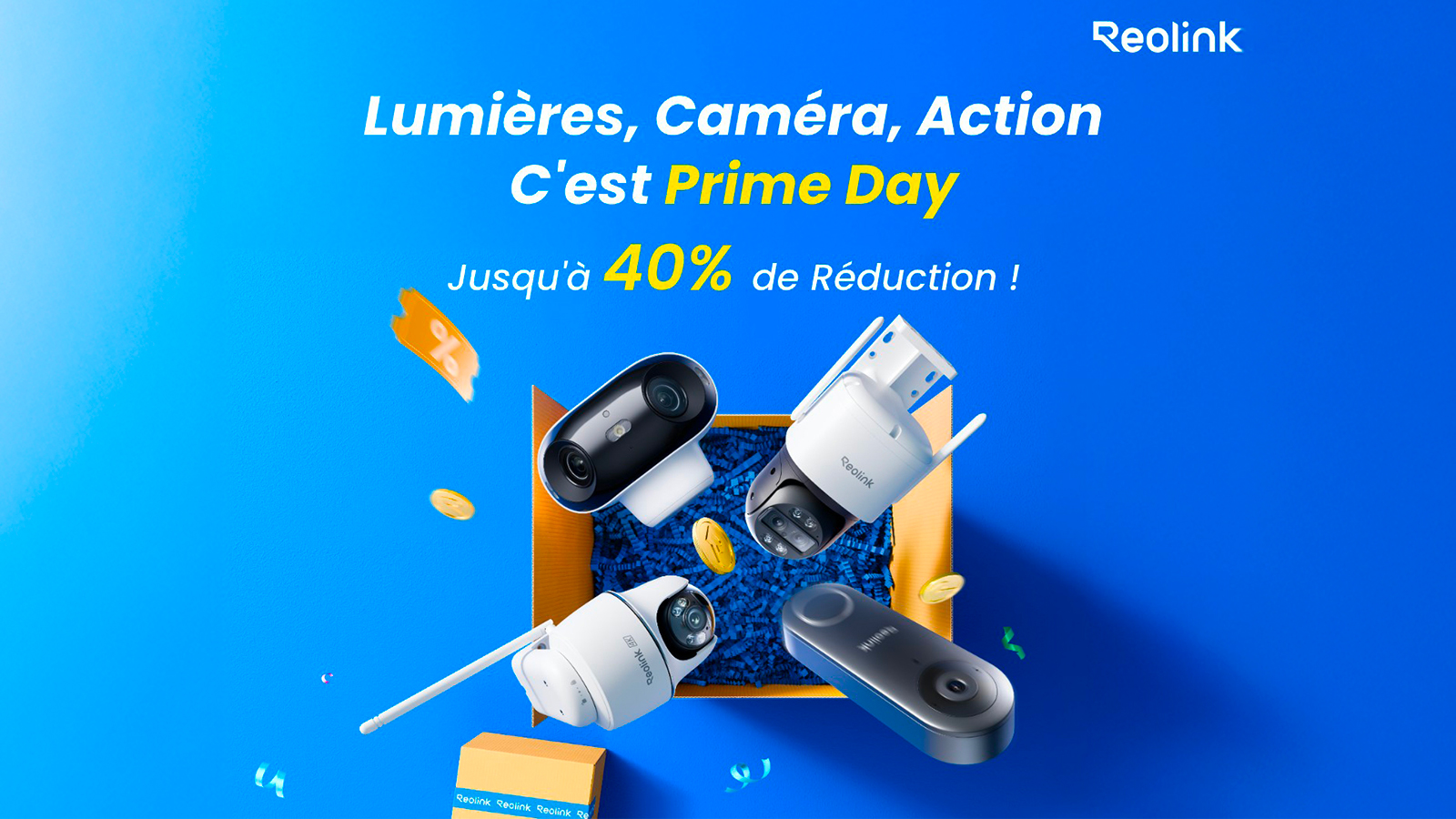 Caméra, sonnette connectée... jusqu'à -40% de réduction sur les produits Reolink pour Prime Day