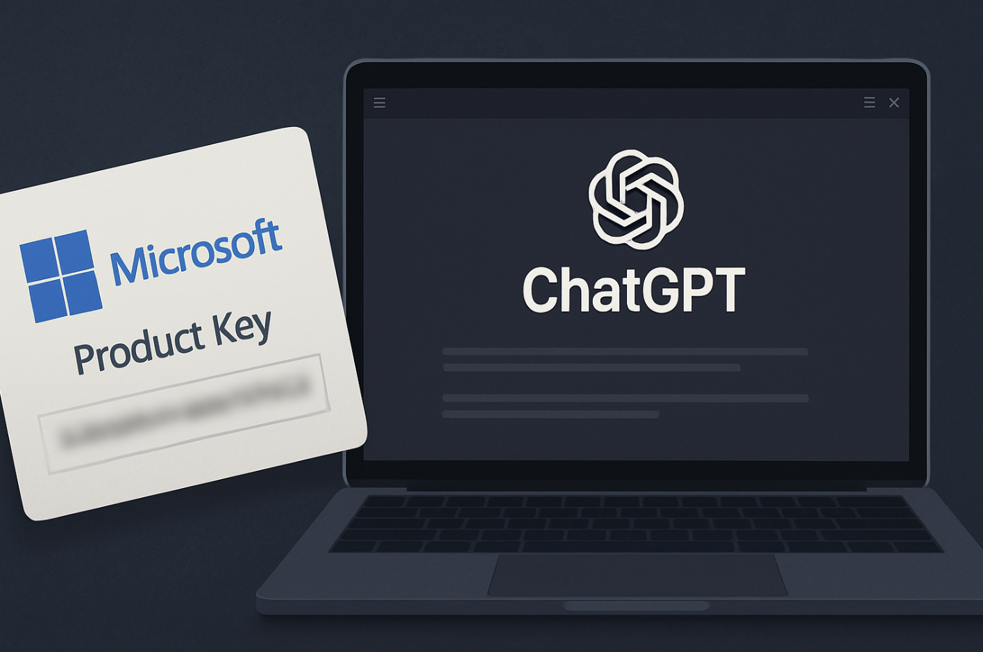 ChatGPT récidive : après Copilot, l'IA génère des clés Windows valides