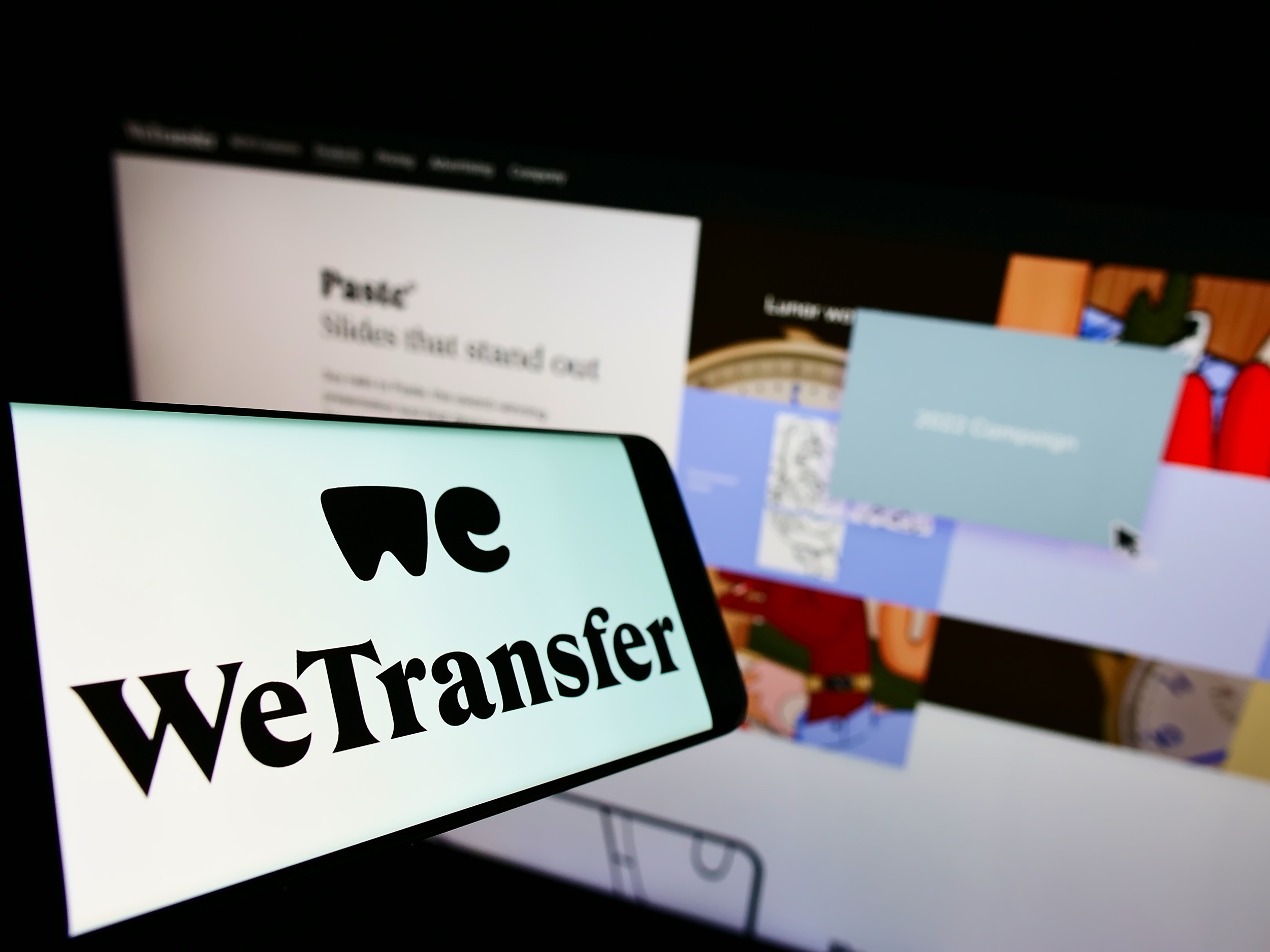 Non, WeTransfer n'utilisera pas vos fichiers pour entrainer son IA