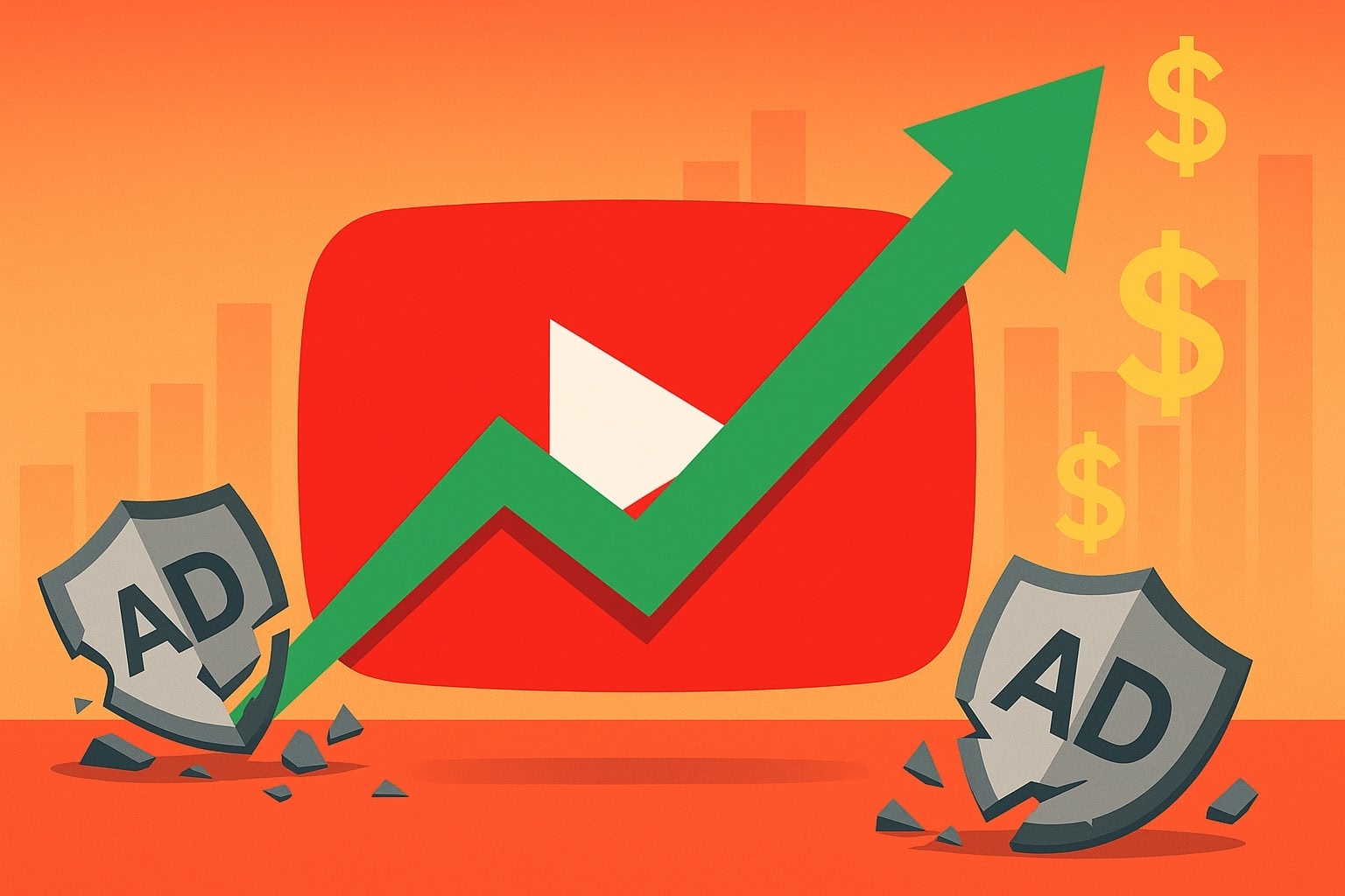 La guerre contre les adblockers, ça rapporte : les revenus publicitaires de YouTube explosent
