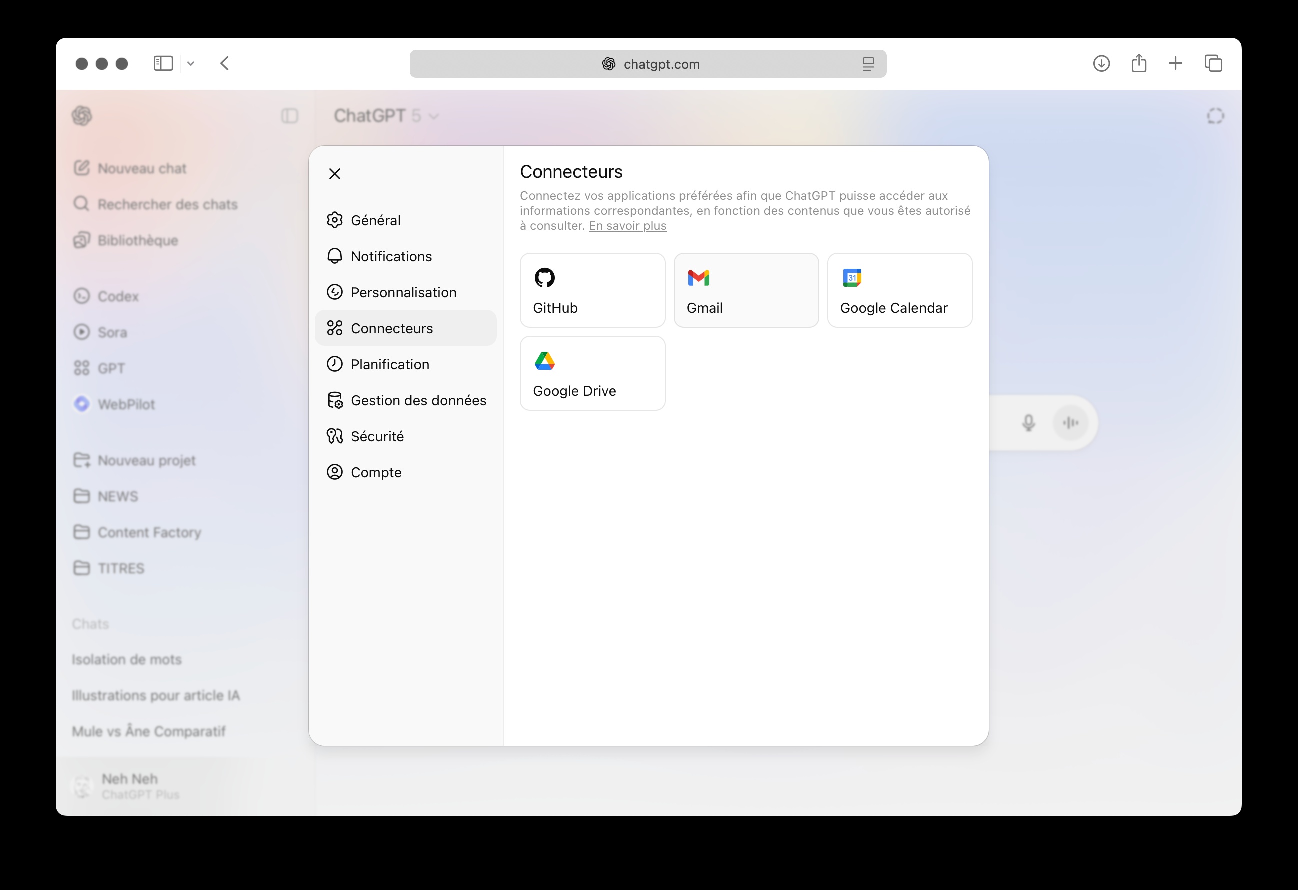 ChatGPT peut fouiller vos données de Gmail et votre calendrier, et en plus il faut payer pour ça
