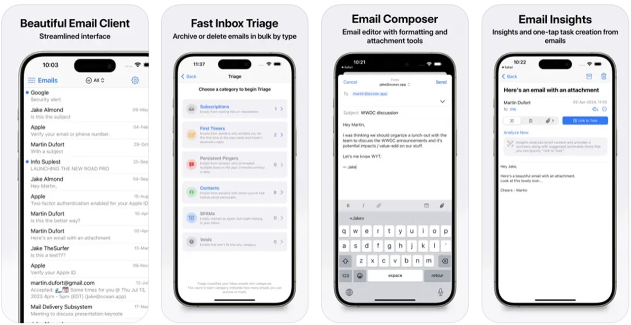 Découvrez Ocean, la nouvelle app iOS qui booste votre compte Gmail