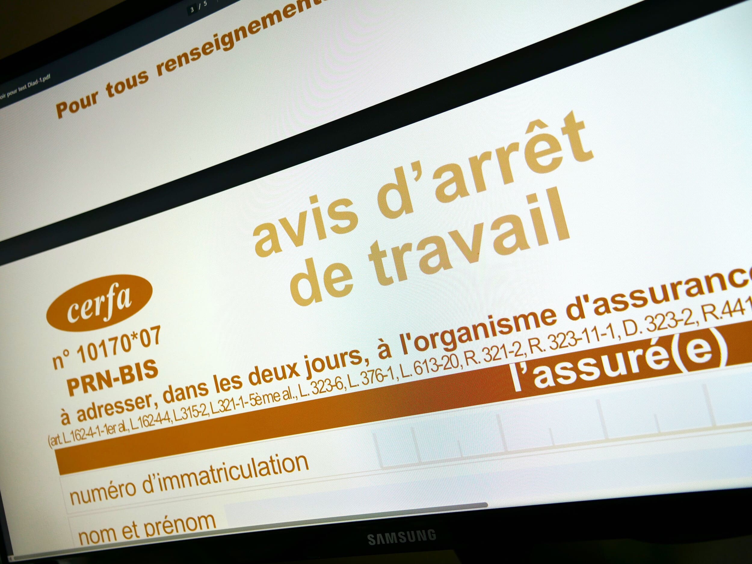 Votre arrêt de travail sera rejeté s'il ne respecte pas les nouvelles règles obligatoires