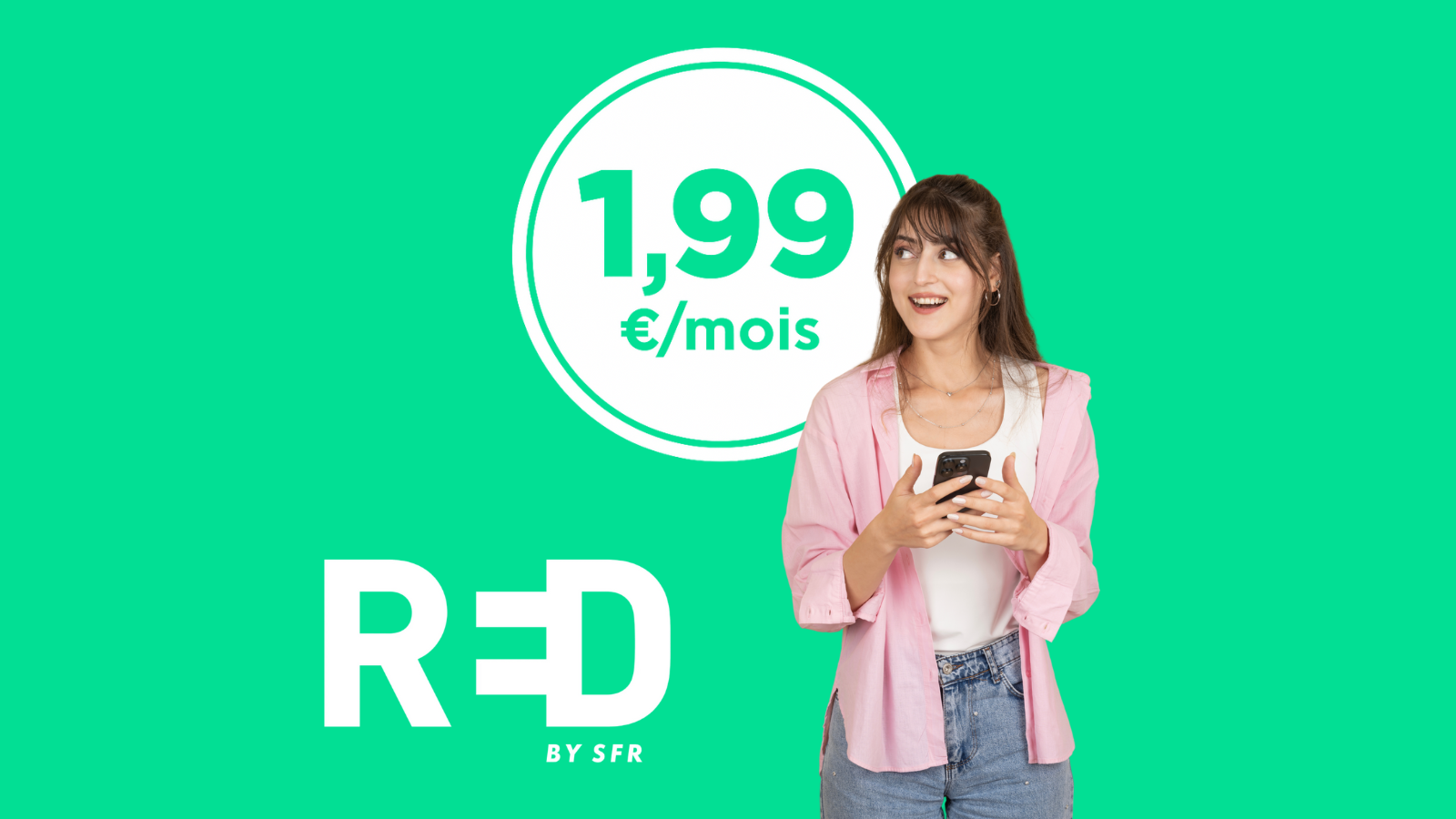RED by SFR relance la guerre des petits prix avec un forfait mobile à 1,99¬/mois seulement