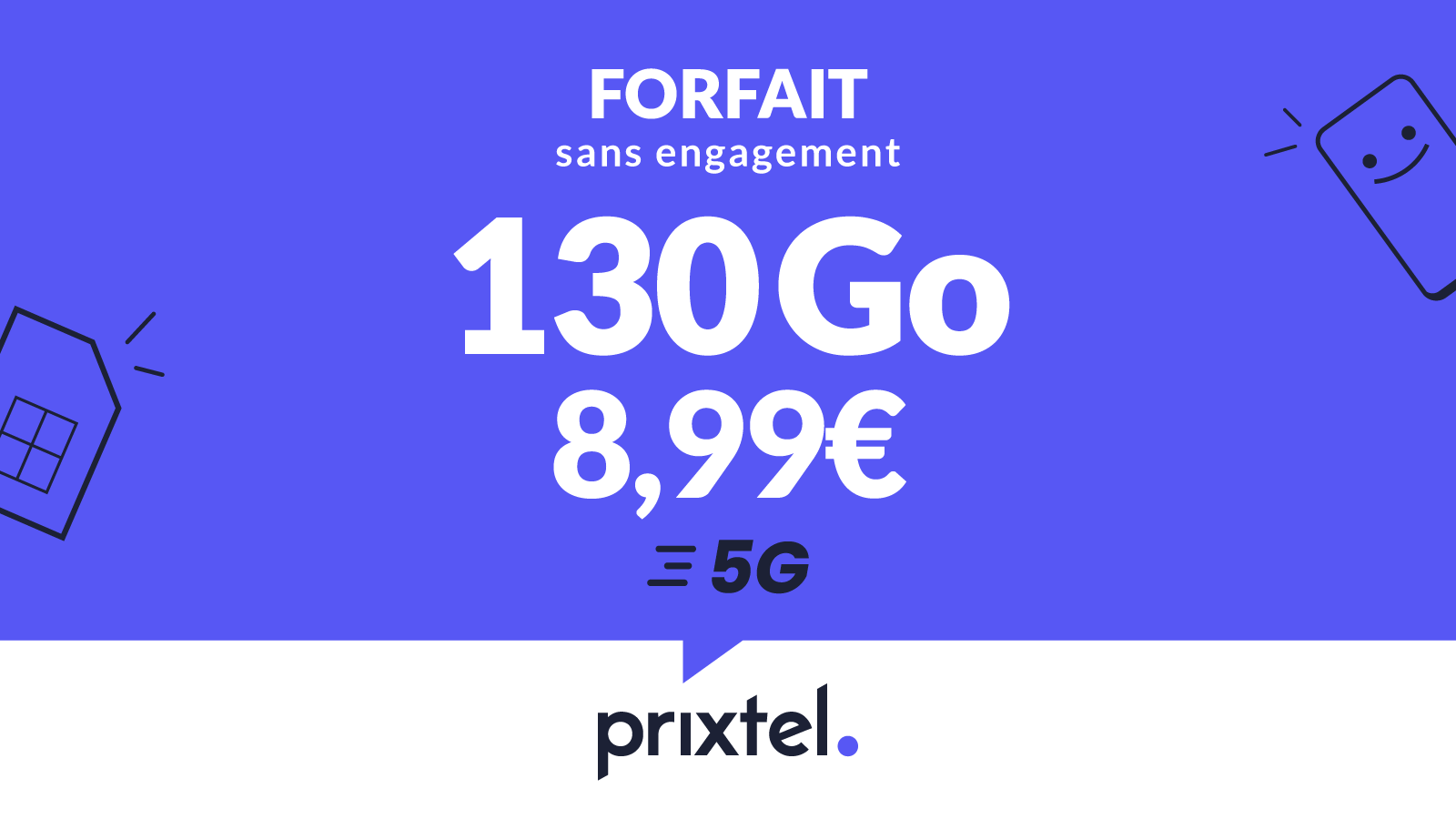 Forfait mobile ajustable : Prixtel vous fait payer uniquement ce que vous consommez