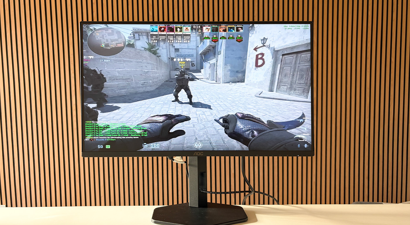 Test AOC 25G4SXU : un écran gaming performant mais surtout idéal pour les petits budgets