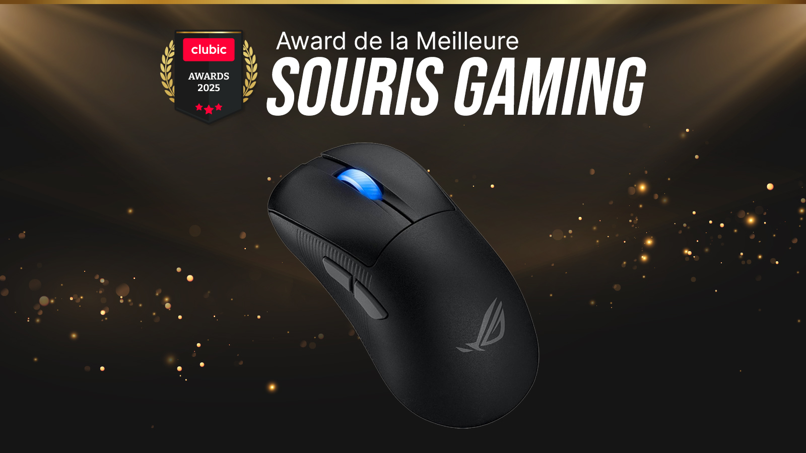 Légère, précise et endurante : l'ASUS ROG Keris Ace II décroche le Clubic Award de la meilleure souris gamer