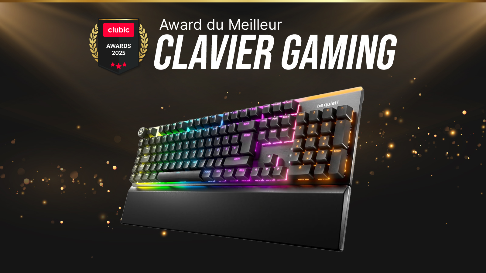 Silence, confort, maîtrise : pourquoi le be quiet! Light Mount décroche l'Award du meilleur clavier gamer 2025