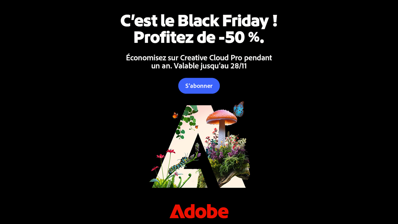 Lightroom, Photoshop, Premiere Pro : Adobe fracasse le prix de sa suite Creative Cloud Pro pour le Black Friday