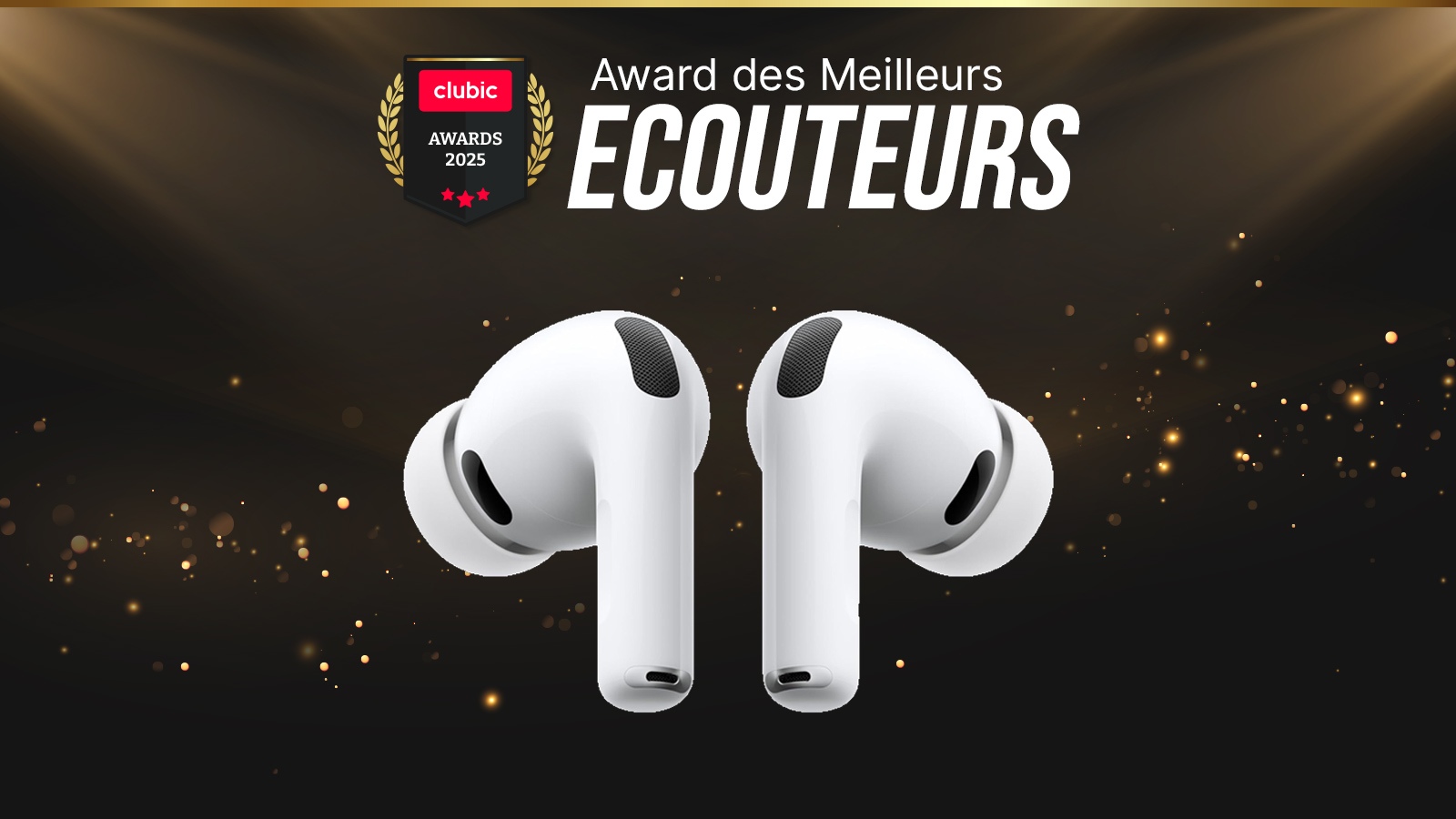 On a testé des écouteurs toute l'année, et spoiler : les AirPods raflent notre Clubic Award !
