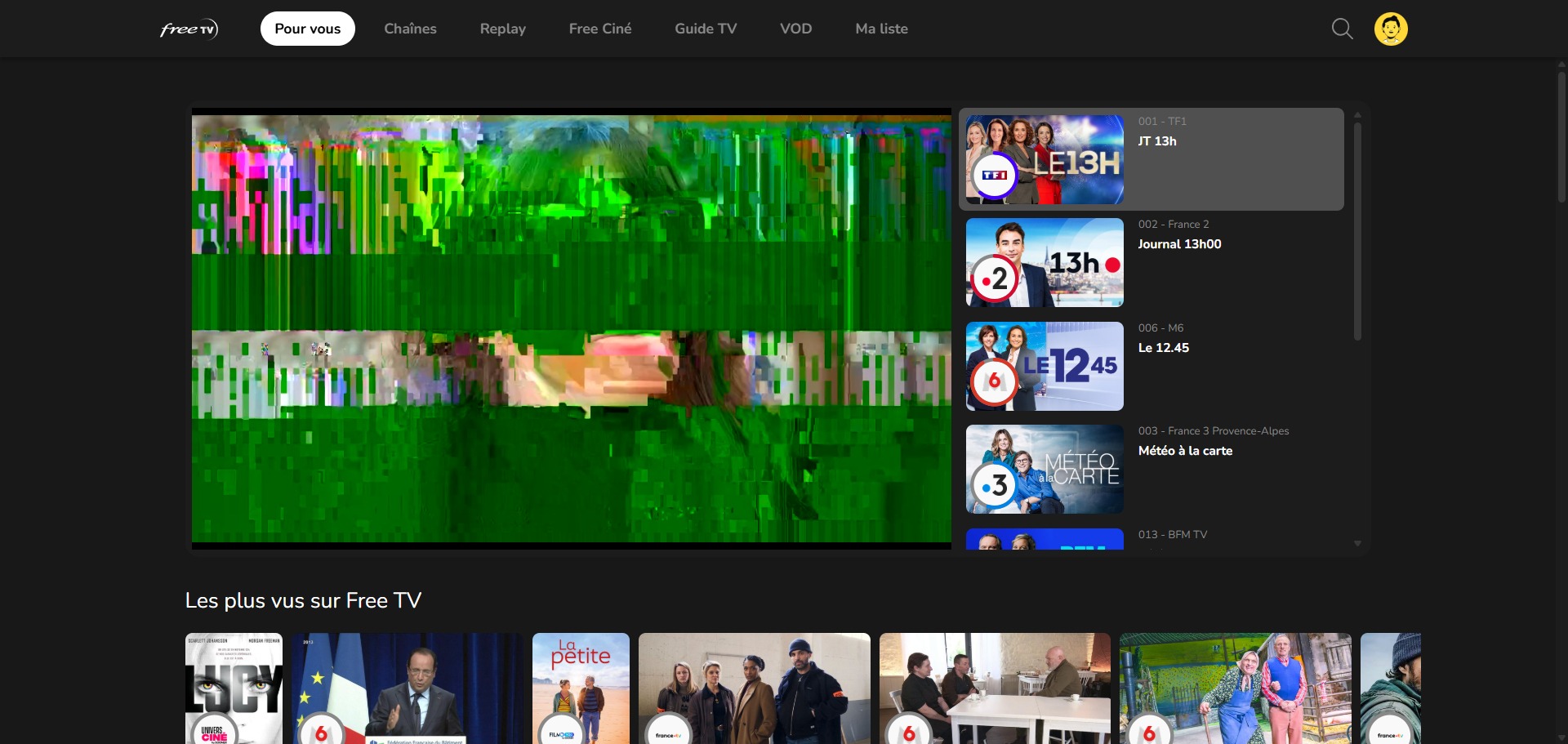 Le service Free TV connaît de grosses perturbations : voici ce qui se passe