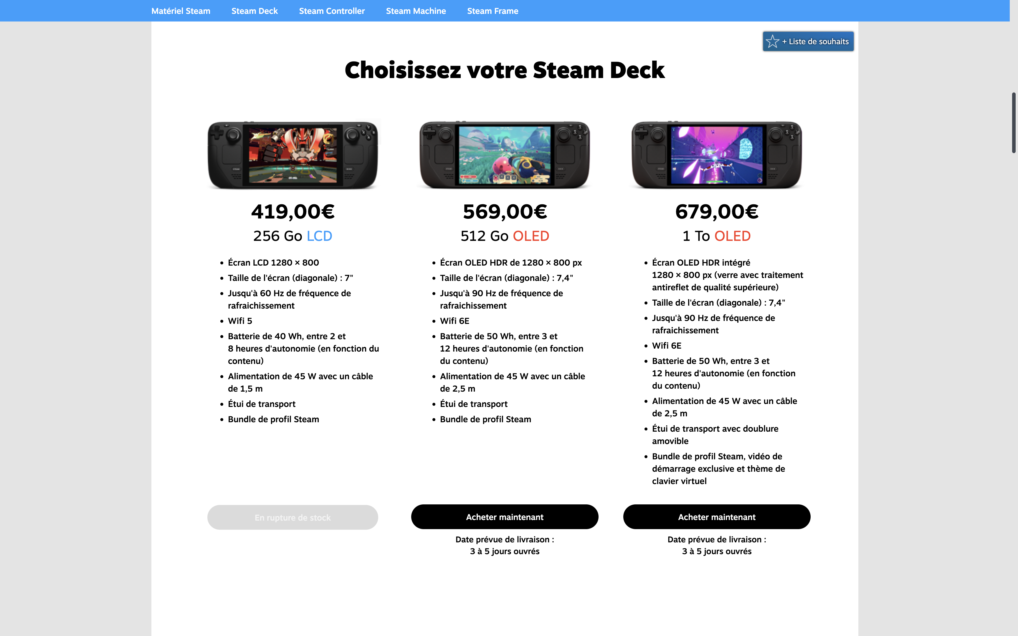 Pénurie de stock, mémoire qui flambe, nouveaux produits Valve en vue : la hausse de prix du Steam Deck est-elle inévitable ?