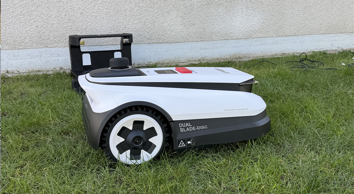 Test Ecovacs Goat A1600 LiDAR Pro : enfin un robot tondeuse vraiment efficace sur les bordures ?
