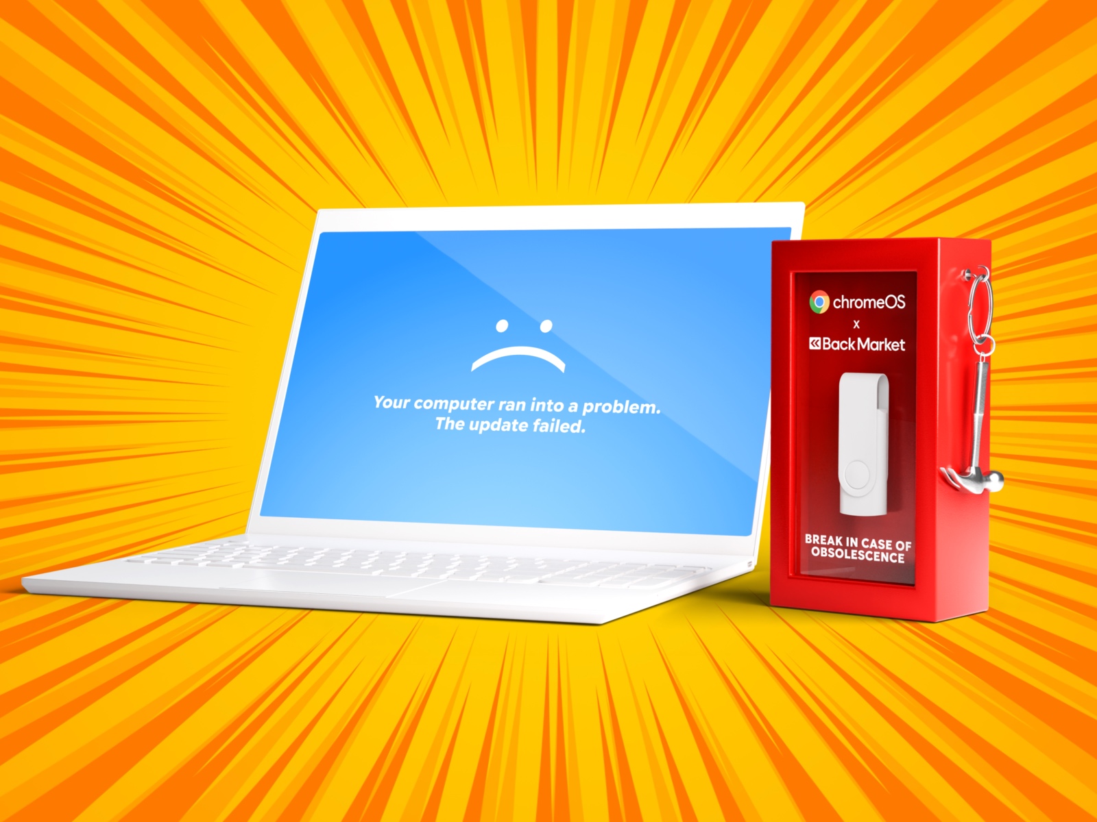 3€ contre l'obsolescence programmée, Back Market signe avec Google pour des clés ChromeOS Flex