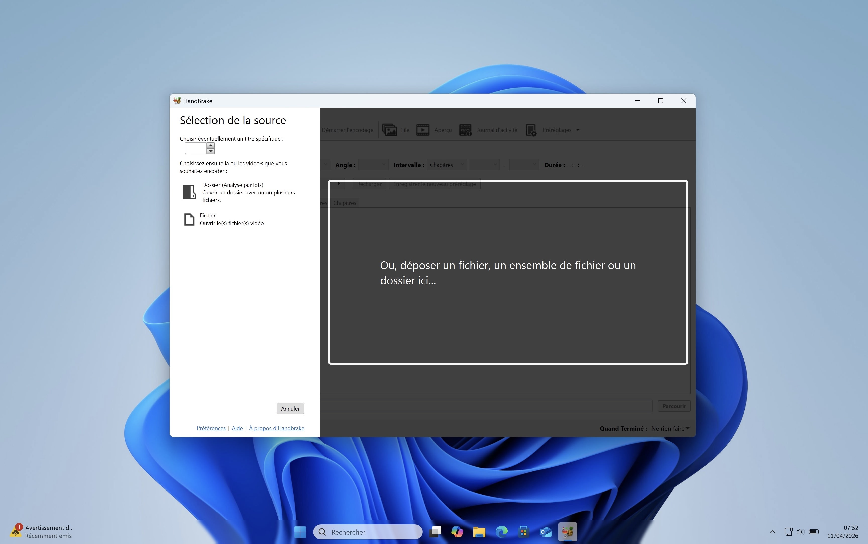 HandBrake : le couteau suisse gratuit pour convertir vos vidéos