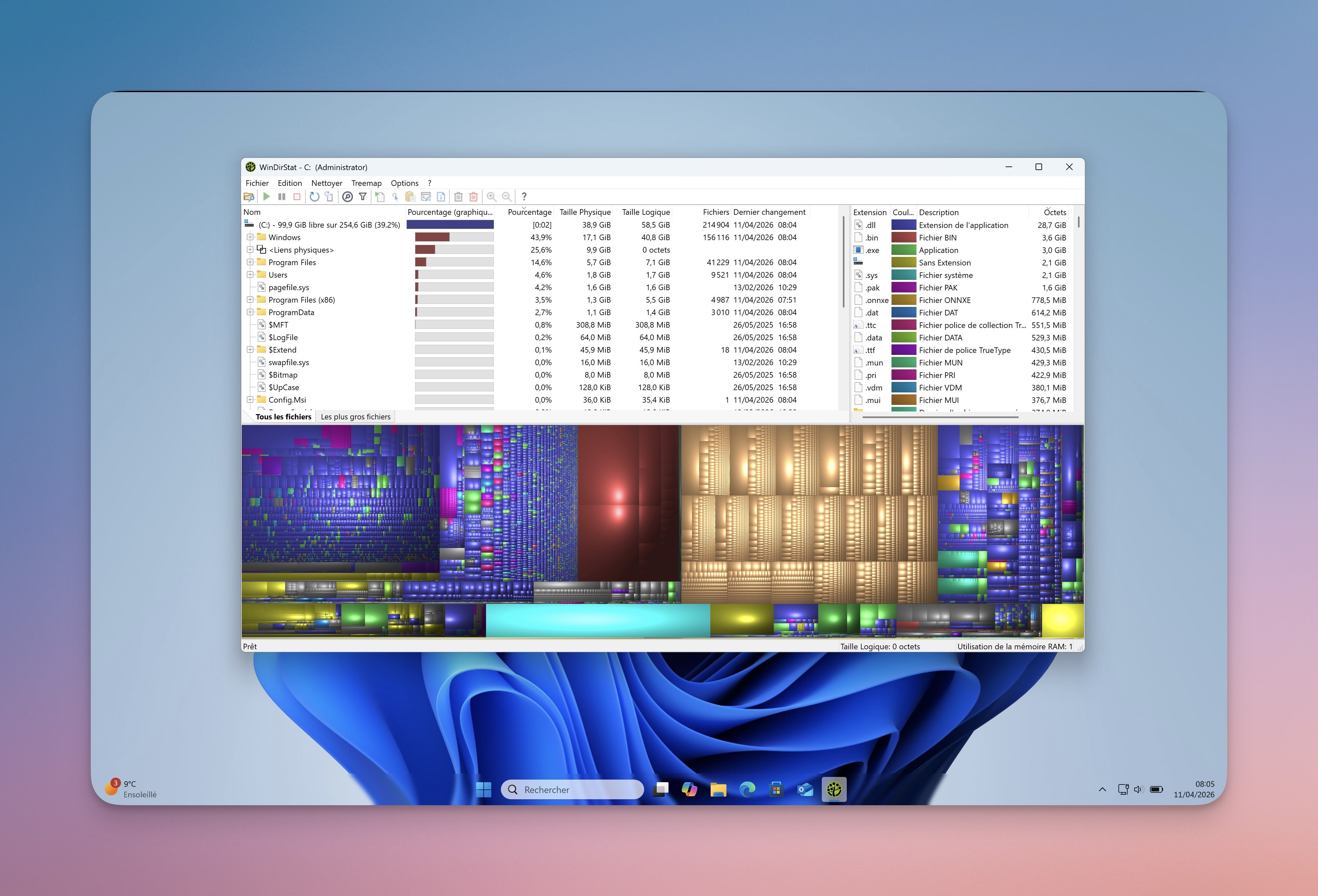 WinDirStat : trouvez en un coup d'œil ce qui encombre votre disque dur
