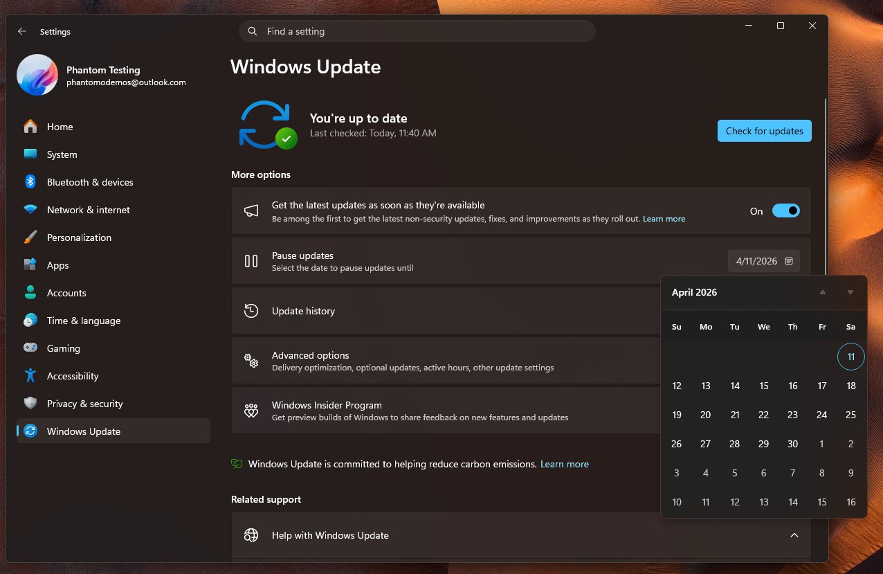 Windows 11 va bientôt vous laisser choisir quand mettre votre PC à jour