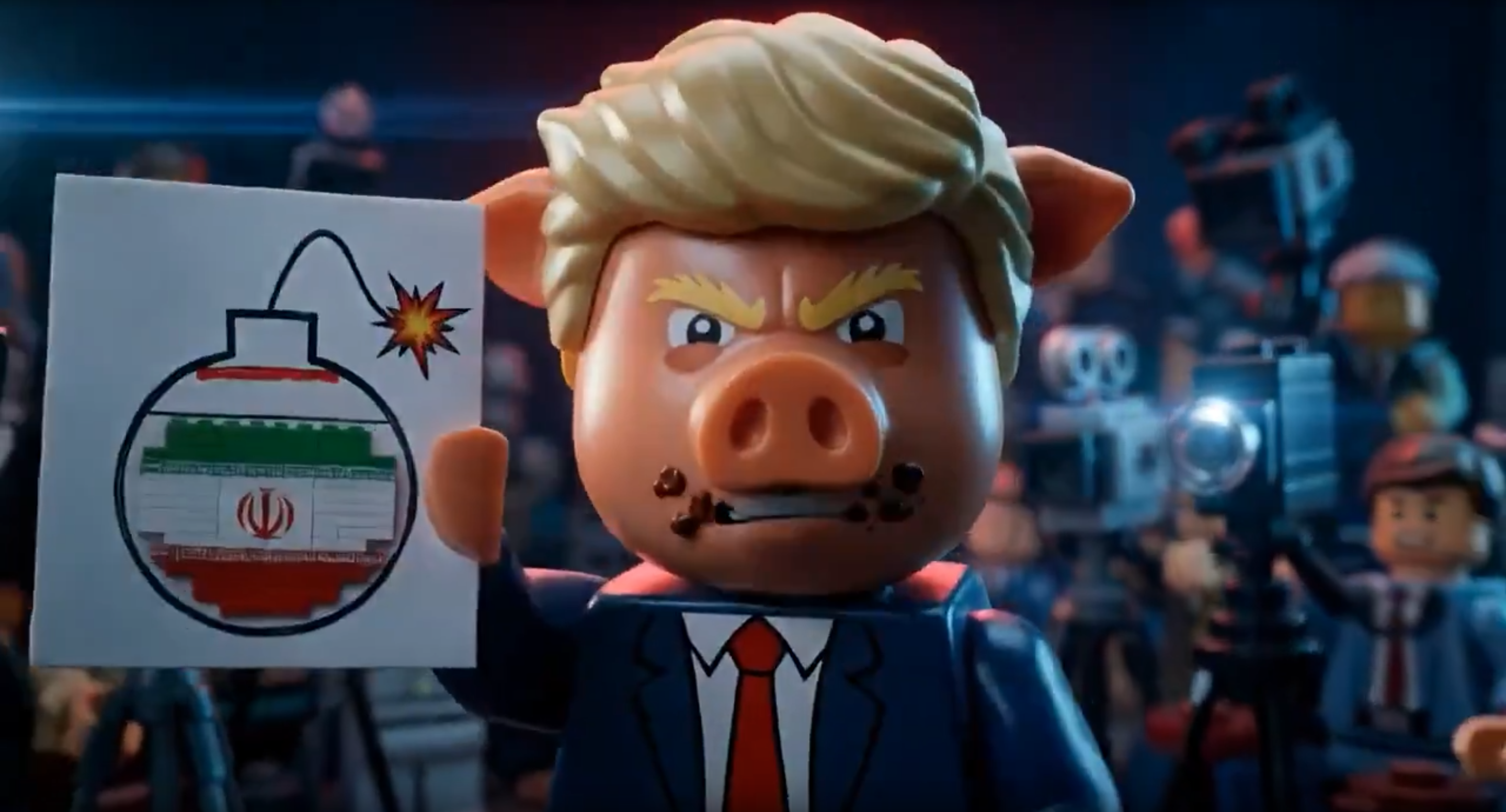 YouTube ferme la chaîne qui diffusait les vidéos en Lego pro-iraniennes qui moquaient Trump