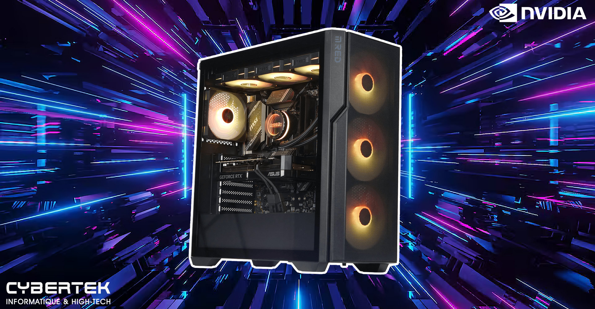 PC Soldier NVIDIA : Cybertek monte un PC de choc pour les gamers