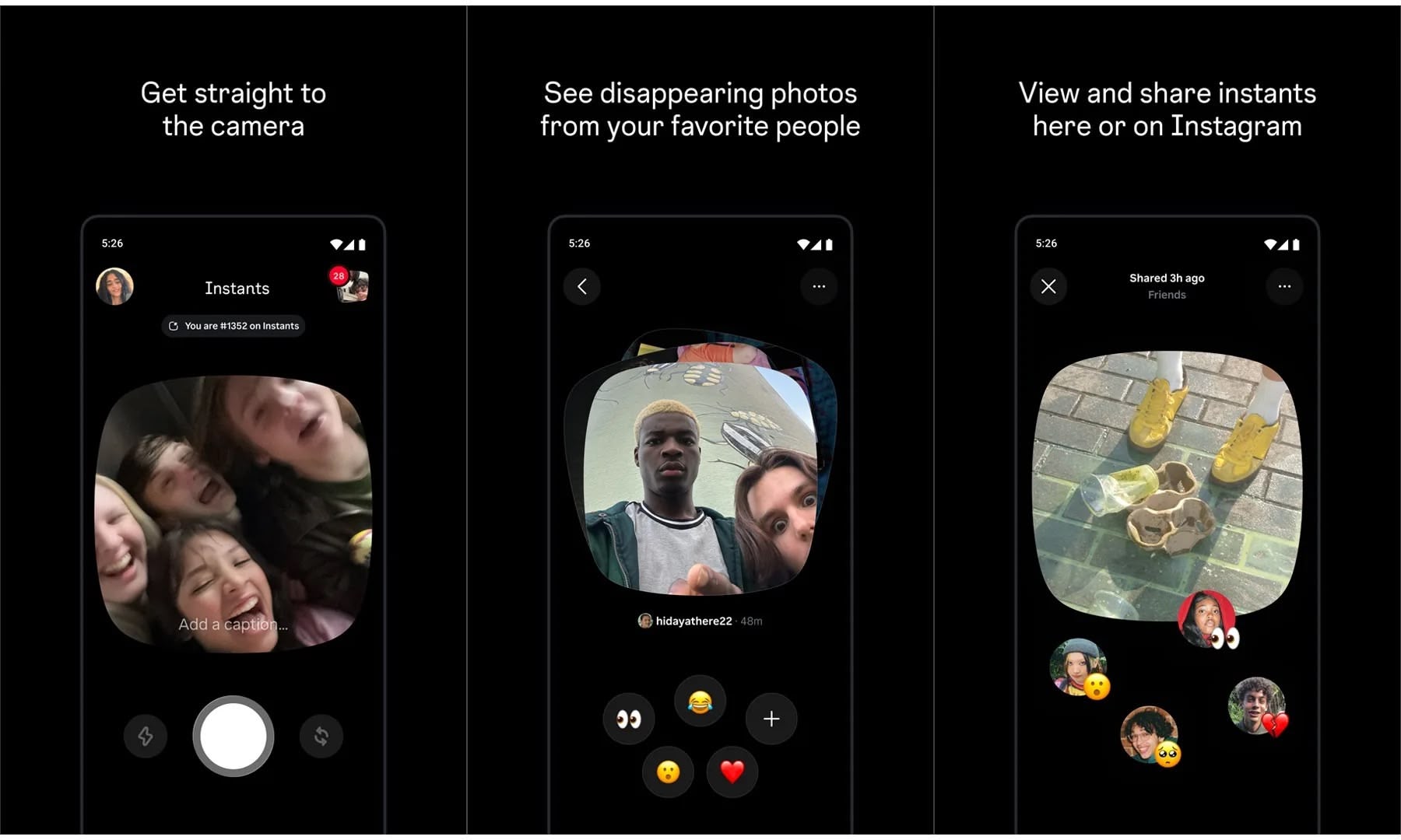 Instants : Meta copie Snapchat pour la cinquième fois, cette fois c'est la bonn