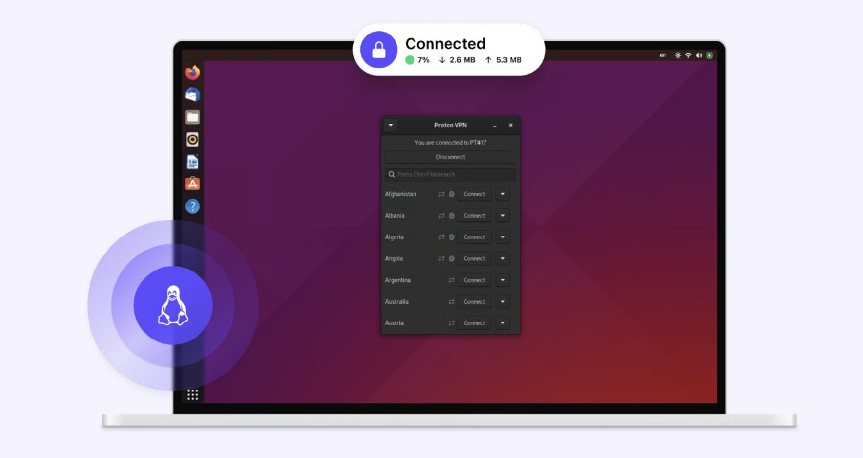 Sur Linux, Proton VPN va rendre votre connexion impossible à détecter
