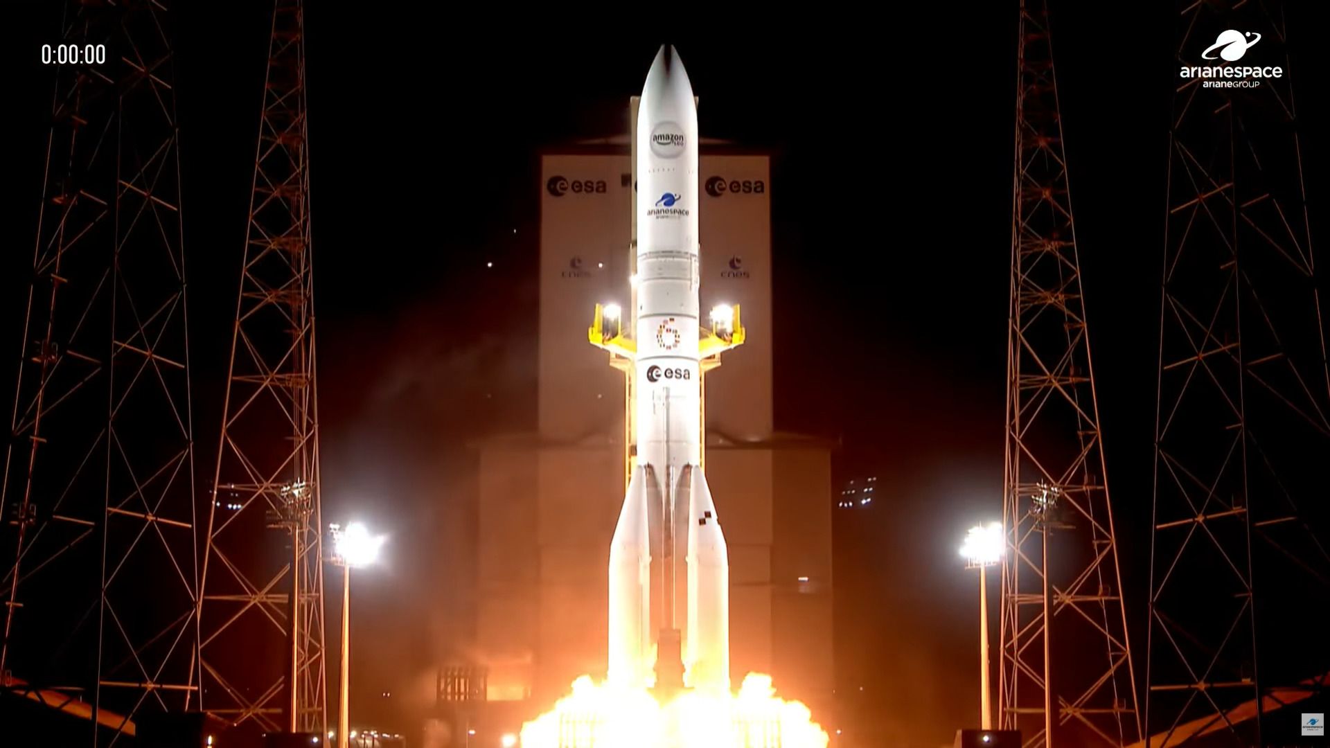 Nouveau succès pour Ariane 6, qui vient de décoller depuis Kourou avec 32 satellites Amazon Leo