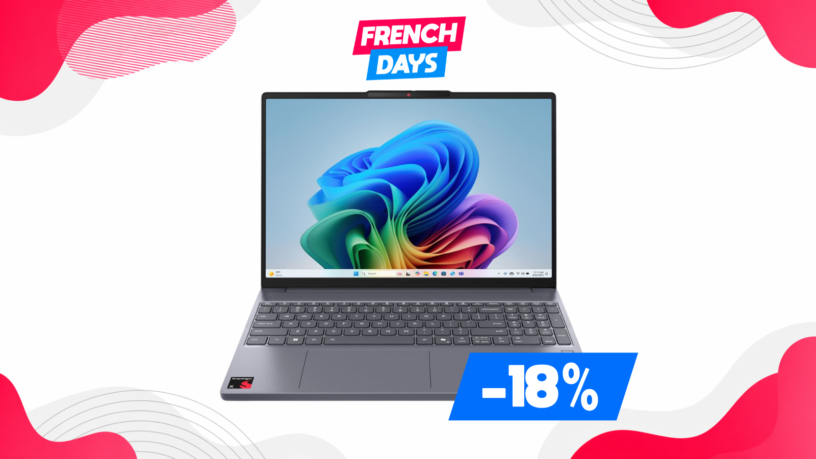 PC portable IA à moins de 700¬ : le Lenovo IdeaPad Slim 3 Copilot+ est en promo pour les French Days