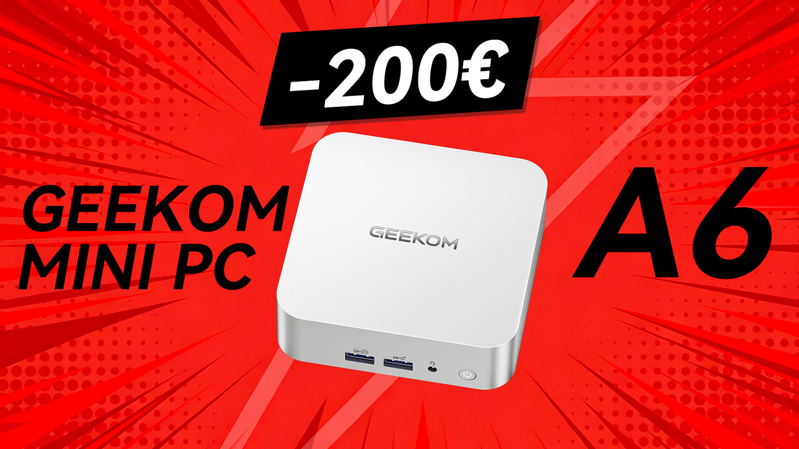 Ce mini PC Geekom, best-seller annuel, profite d'une réduction immédiate de 200¬ avec ce code promo