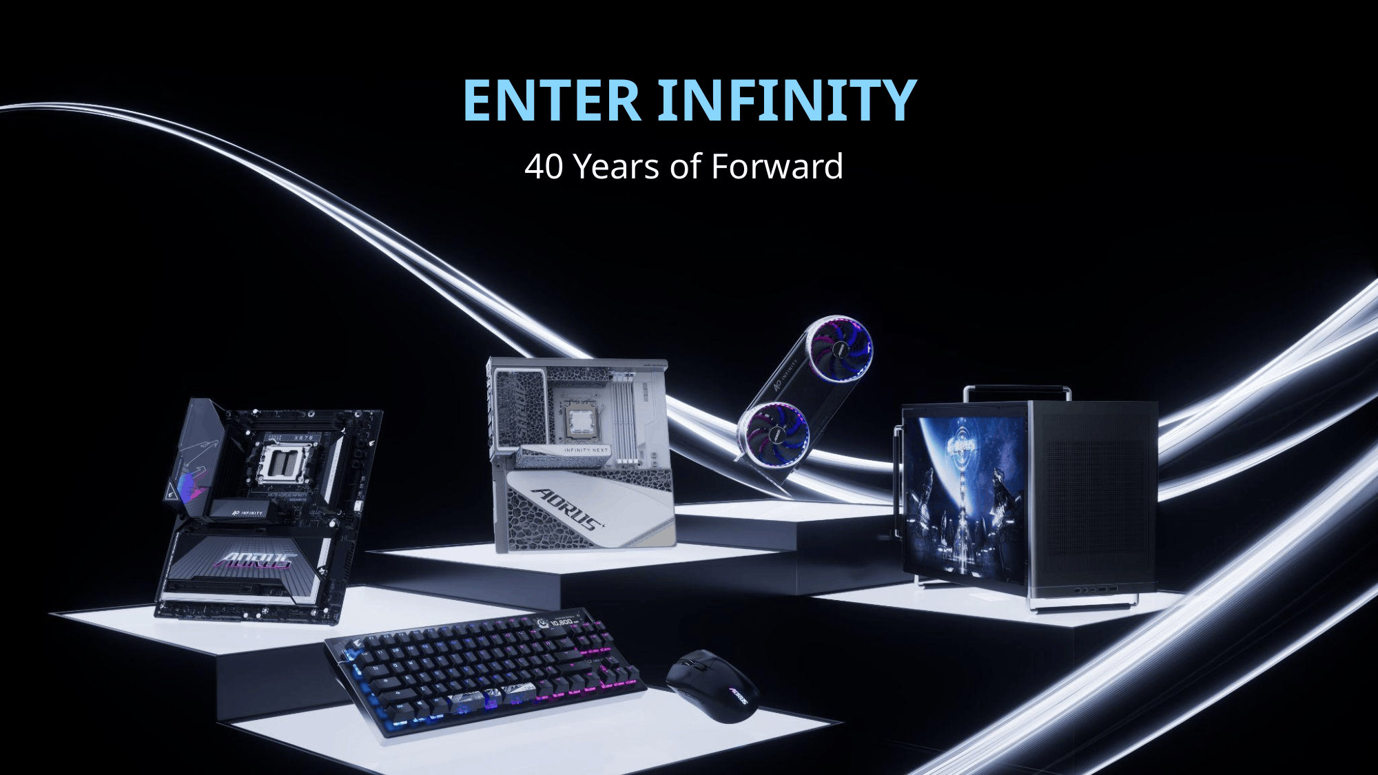 40 ans de Gigabyte au Computex 2026 : l'esthétique et les performances des cartes mères/cartes graphiques au menu