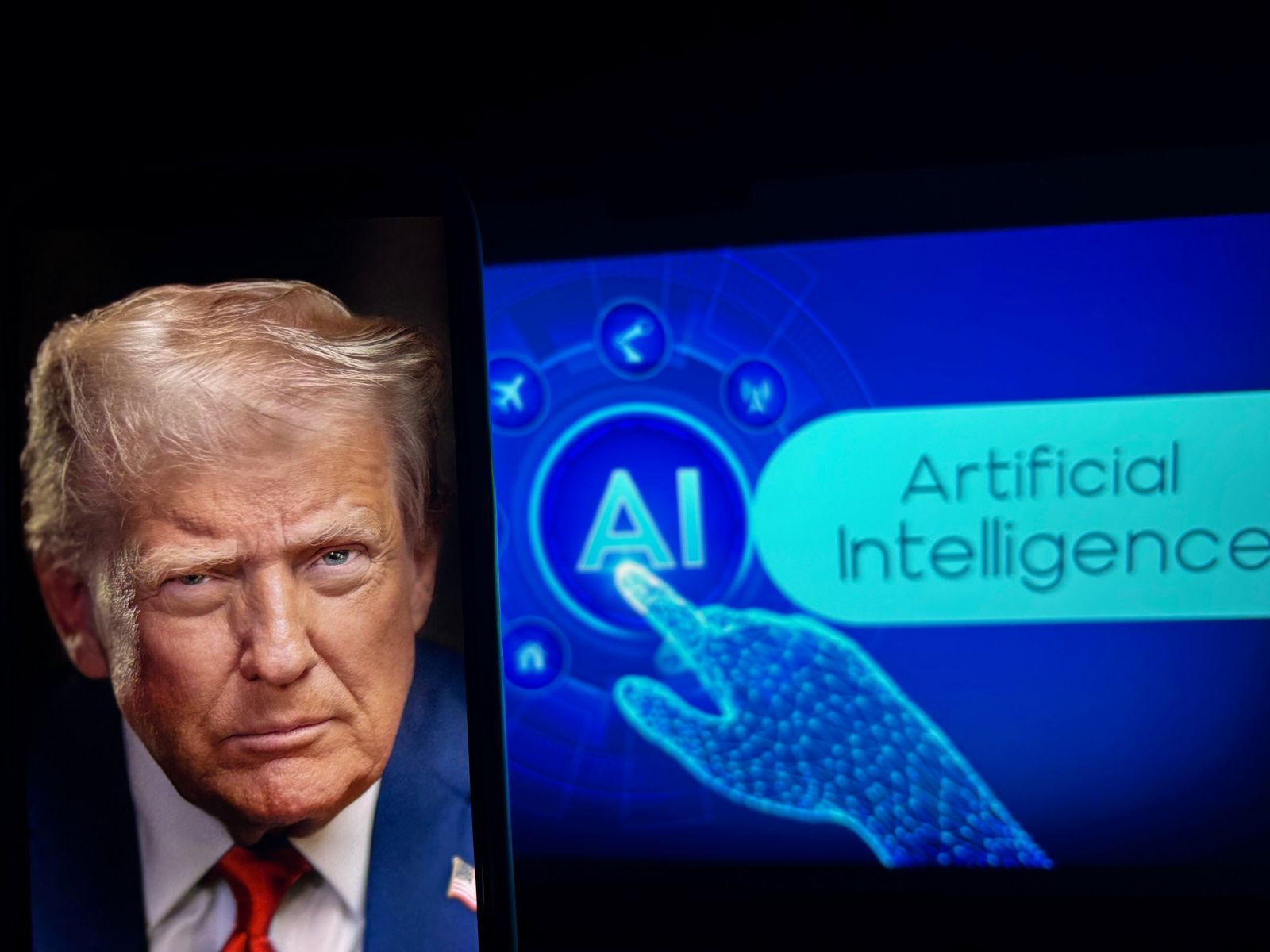 "Un canular"... Trump balaie le risque d’extinction par l’IA comme le réchauffement climatique