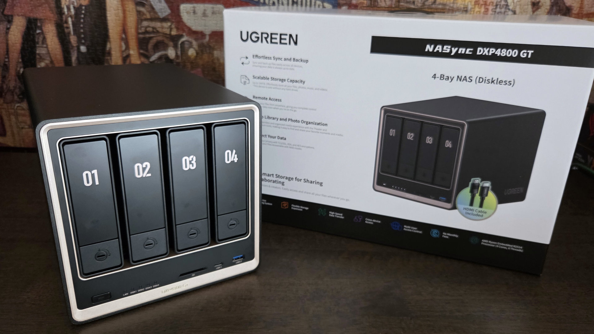 Test NASync DXP4800 GT : Ryzen 2514, 10 GbE, SSD M.2/U.2... 