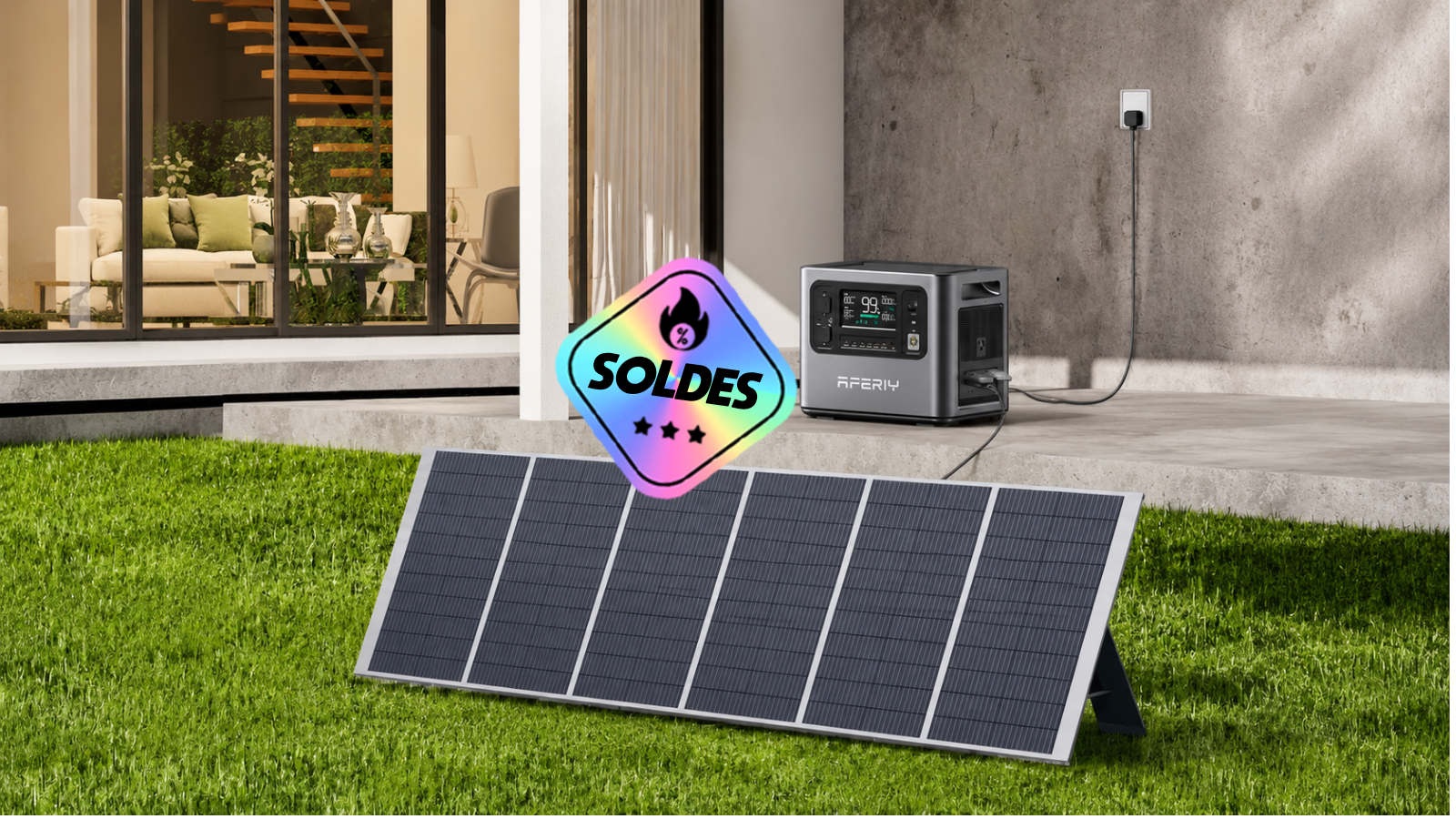 Aves ce générateur solaire en promo à moins de 950€, le soleil se transforme en allié 